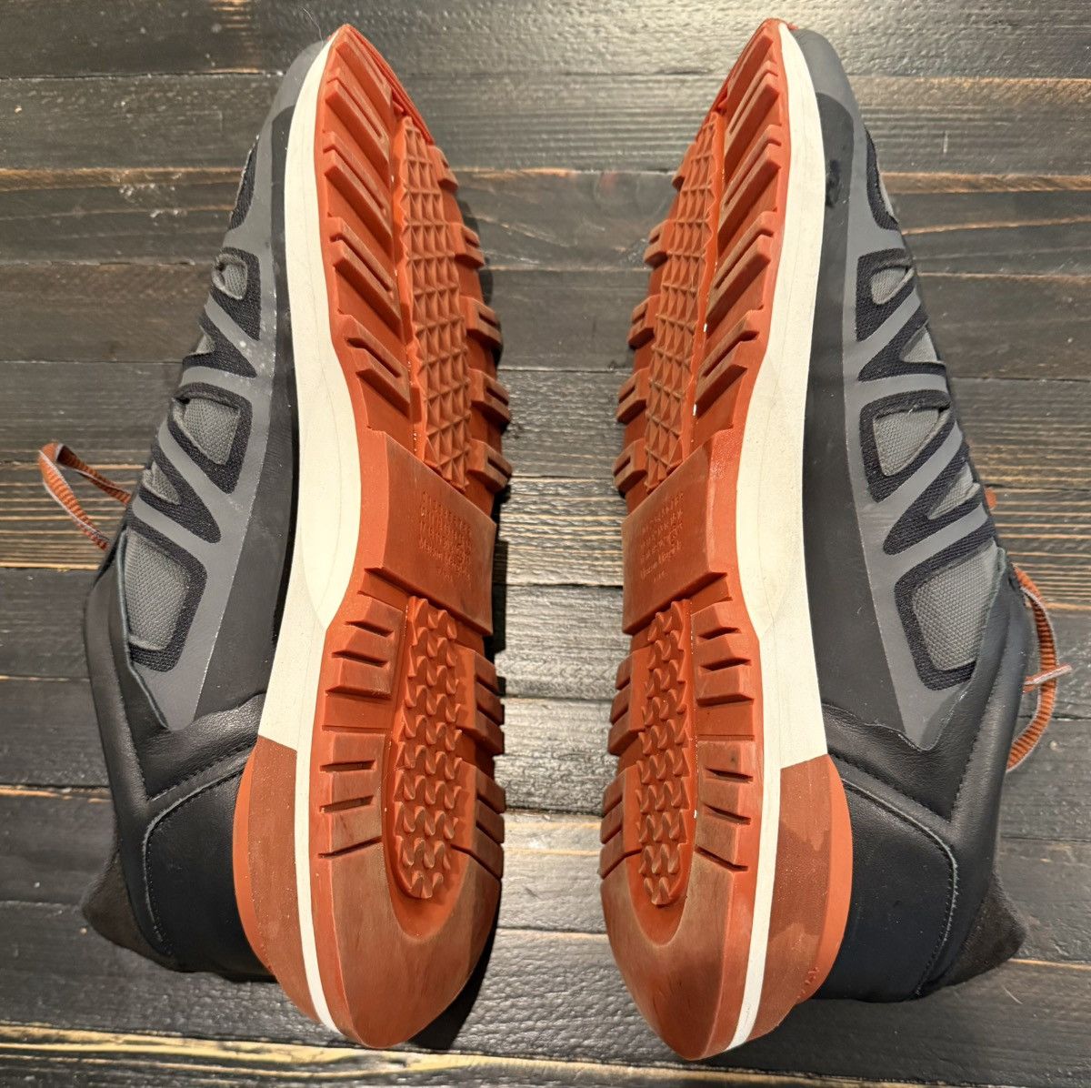 Maison Margiela Maison Margiela New Evolution Sneakers Charcoal/Orange Size US 12 / EU 45 - 4 Thumbnail