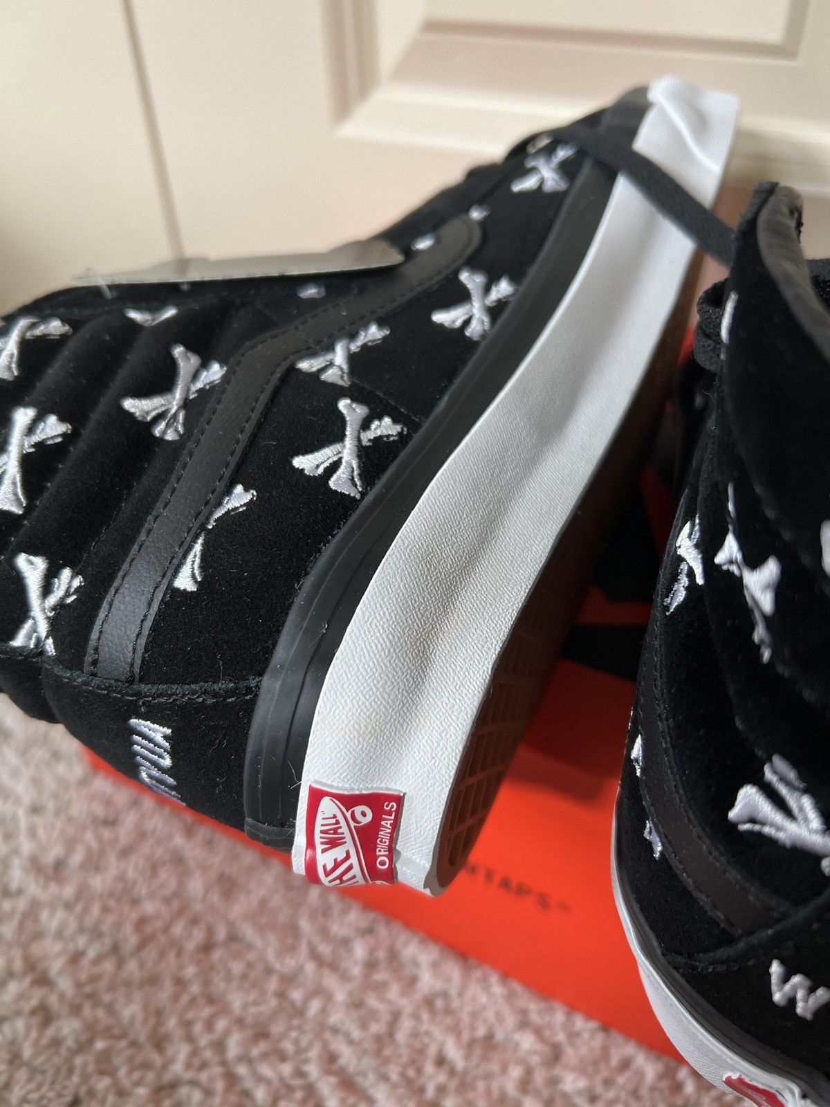 Vans × Wtaps Vans x WTAPS Black Bones OG Sk8-Hi Size US 8 / EU 41 - 6 Thumbnail