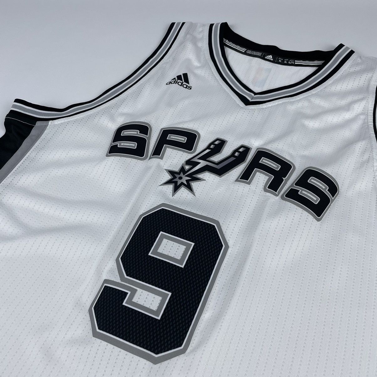 NBA San Antonio Spurs Adidas #9 Tony Parker NBA Jersey Size US XL / EU 56 / 4 - 6 Thumbnail
