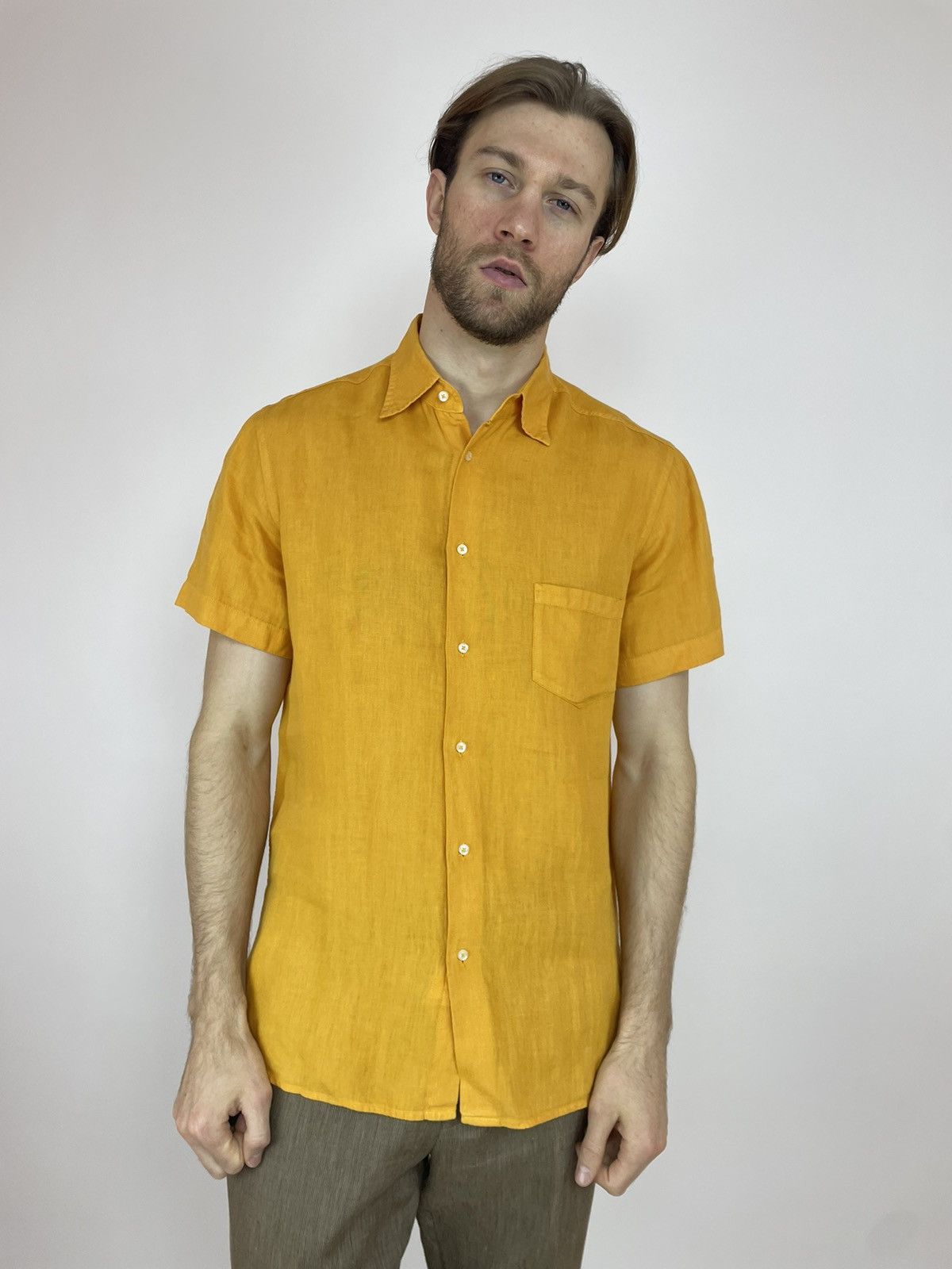 Etro ETRO linen Shirt Short sleeve Mens size XL Size US L / EU 52-54 / 3 - 1 Thumbnail