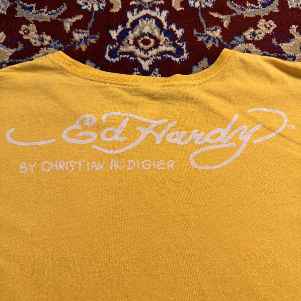 Ed Hardy Ed Hardy Christian Audigier Tiger snake crazy y2k tee skater Size US XL / EU 56 / 4 - 4 Thumbnail