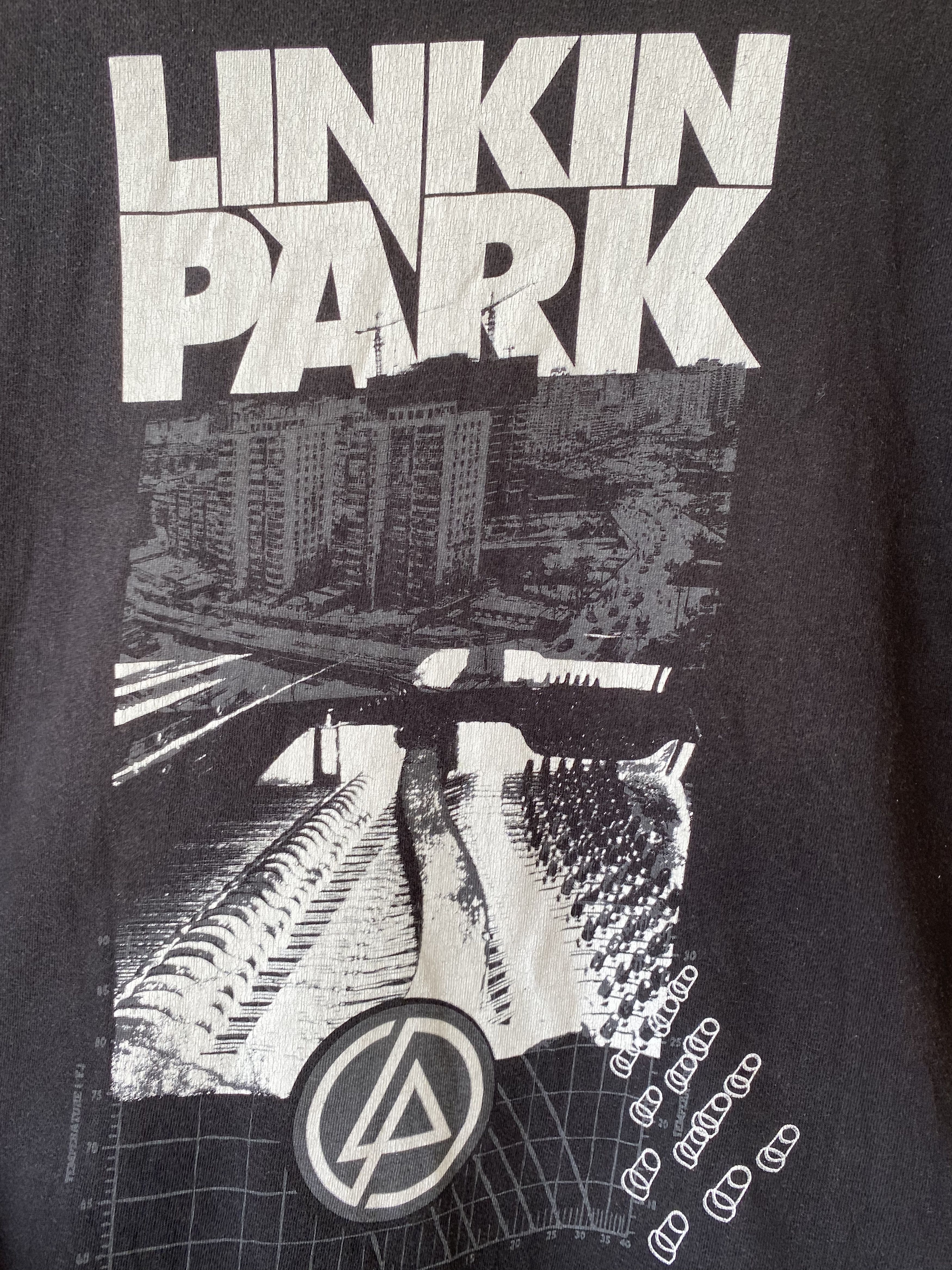 Band Tees × Vintage Vintage 2000s Linkin Park time of development t-shirt Size US S / EU 44-46 / 1 - 2 Thumbnail
