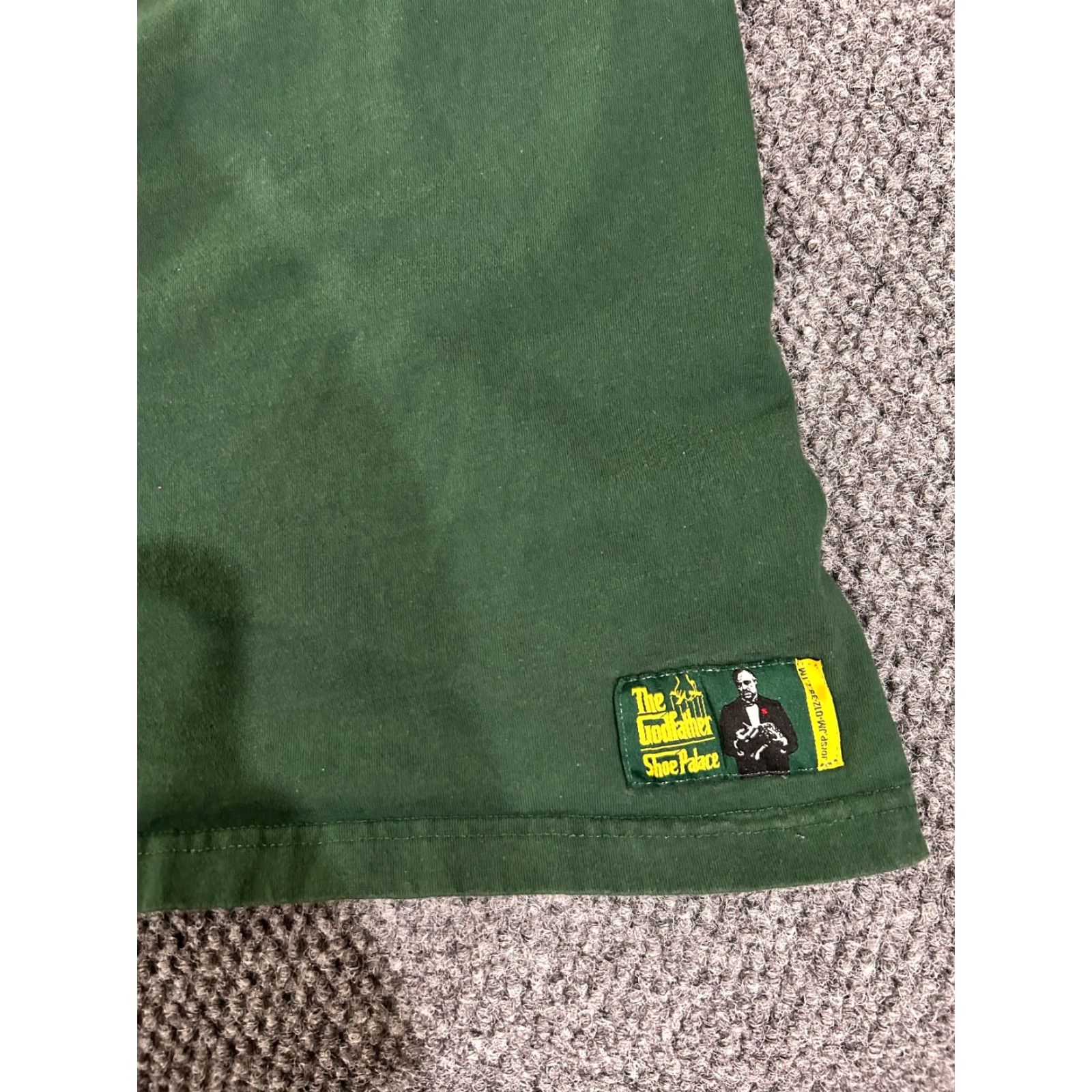 Palace The Godfather Shirt Mens L Green Graphic Print Nike Dri-Fit Crew Neck Short Sleeve Regular Vintage No Size US L / EU 52-54 / 3 - 4 Thumbnail