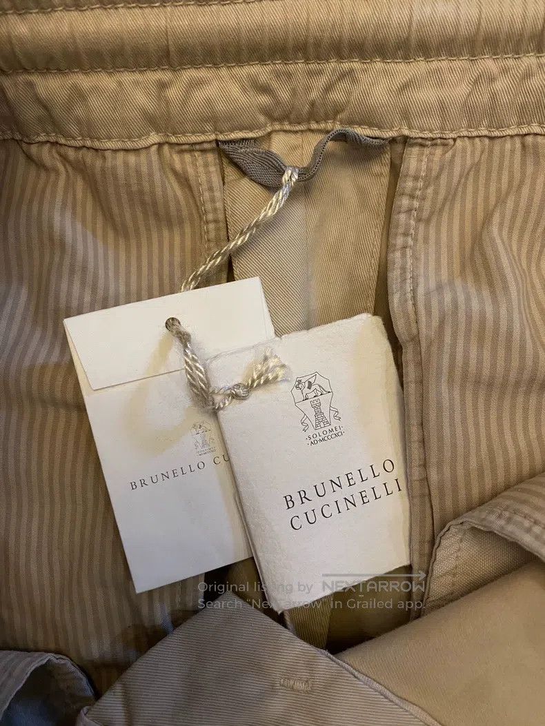 Brunello Cucinelli Brunello Cucinelli Sea Island cotton suit shorts Size US 32 / EU 48 - 5 Thumbnail