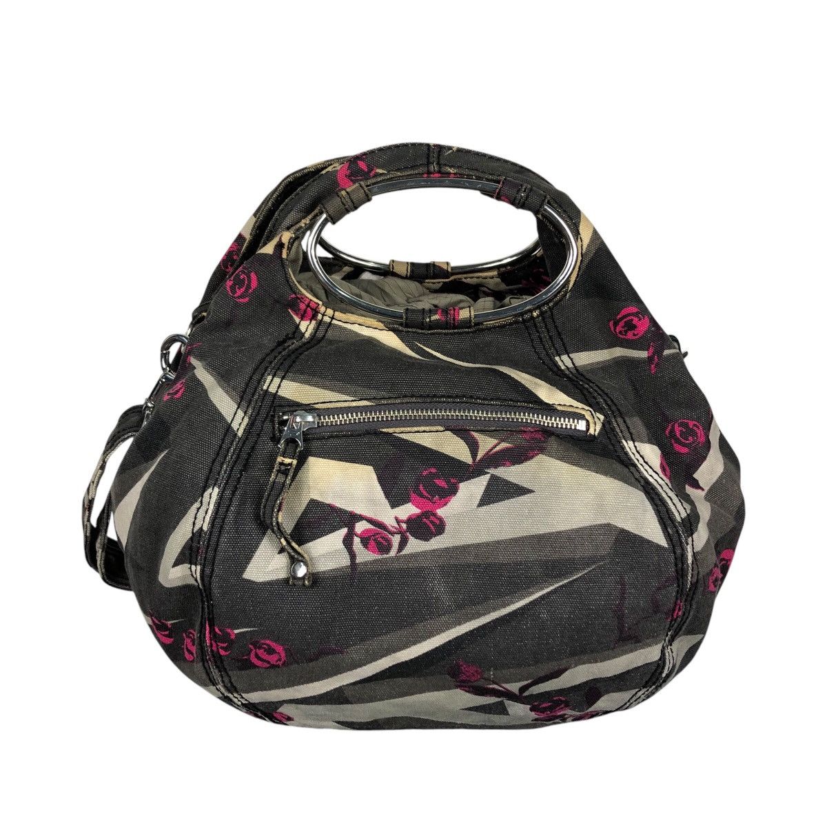 Diesel × Diesel Black Gold × Japanese Brand 📌Handbag/Shoulder Bag Diesel Over Print Design Size ONE SIZE - 6 Thumbnail