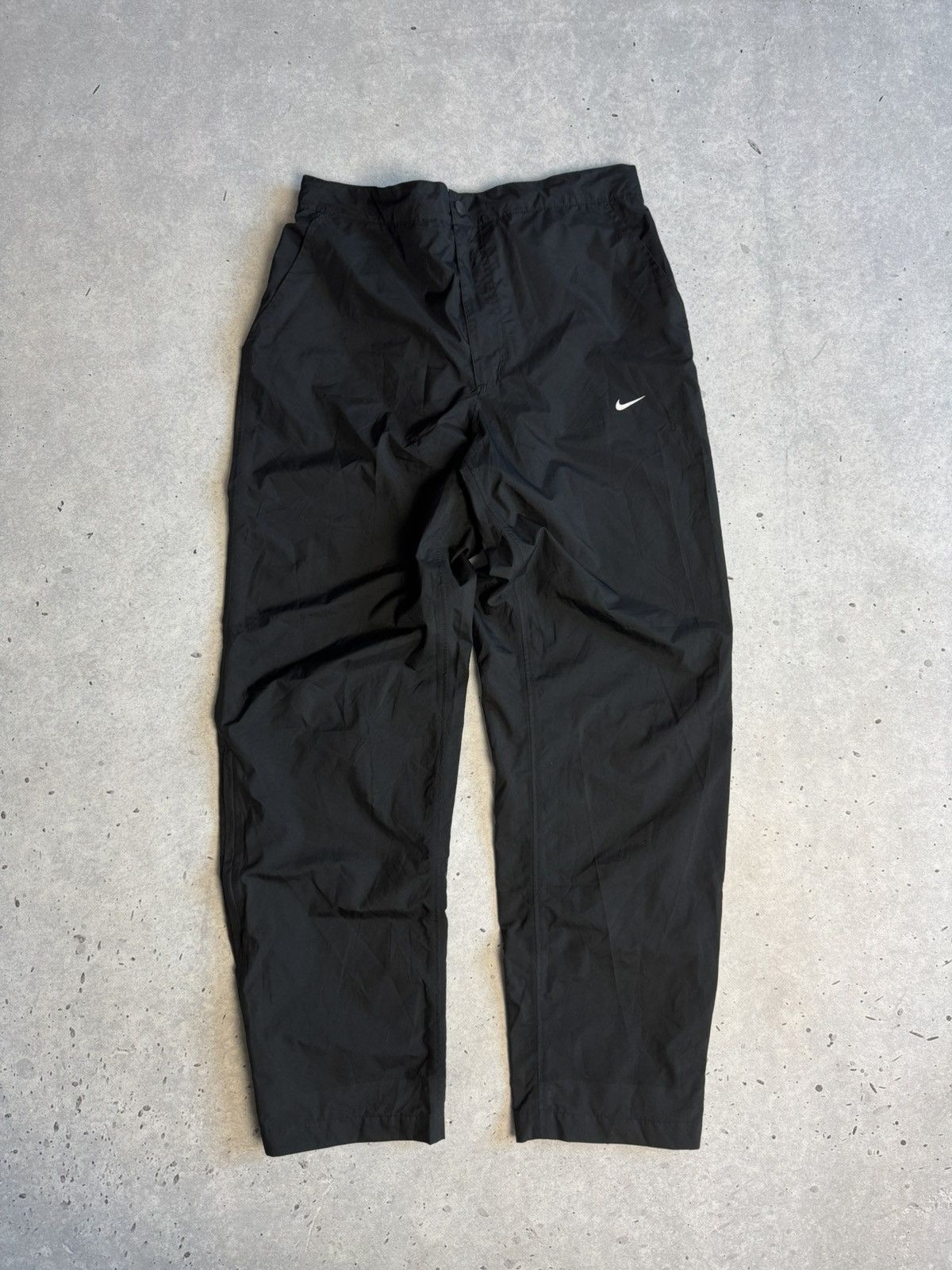 Nike Nike Swoosh Nylon Drill Track Pants Y2K If Six Was Nine Size US 34 / EU 50 - 1 Thumbnail