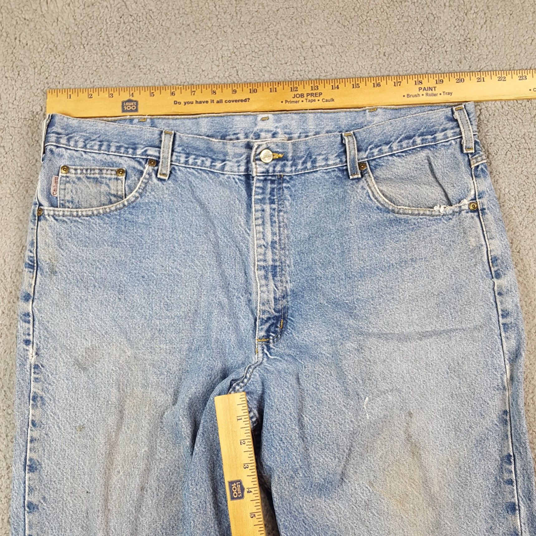 Carhartt VINTAGE Carhartt Men's Jeans 41x29 Relaxed Fit Denim Y2K 90s Grunge Workwear Western Size US 41 - 6 Thumbnail
