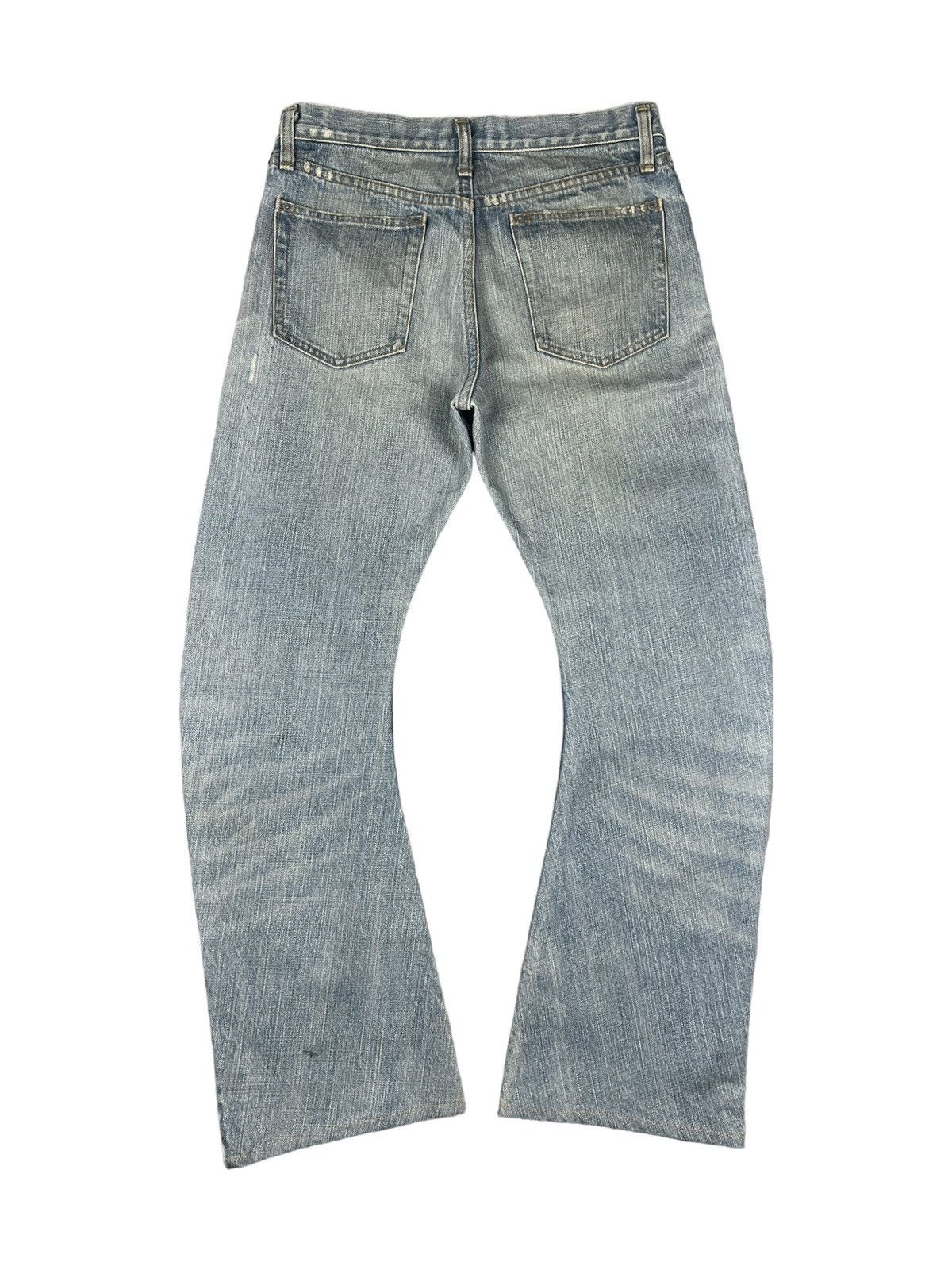 wjk Wjk Jun Hashimoto J Shape Flare Denim Size US 31 - 3 Thumbnail