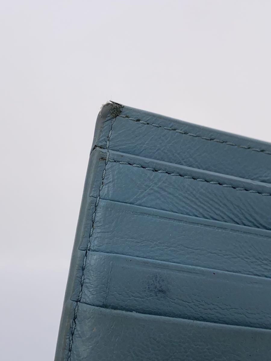Balenciaga Balenciaga Neo Classic Leather Bi-Fold Wallet Blue Size ONE SIZE - 8 Thumbnail