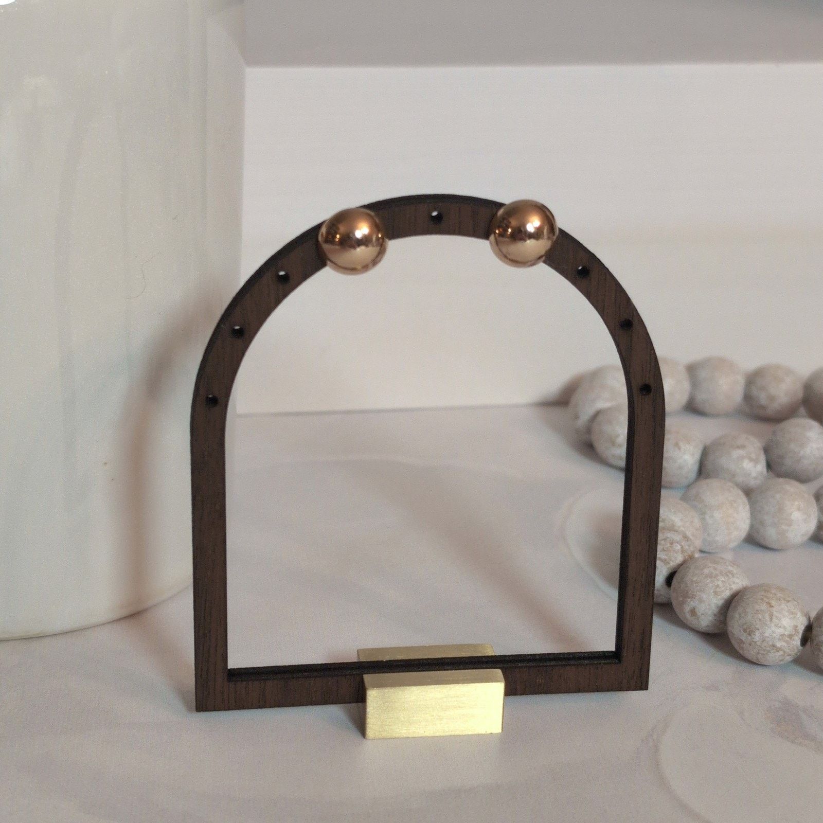 Vintage VTG 1980s Cute As a Button Gold-Tone Pierced Stud Earrings Size ONE SIZE - 1 Thumbnail