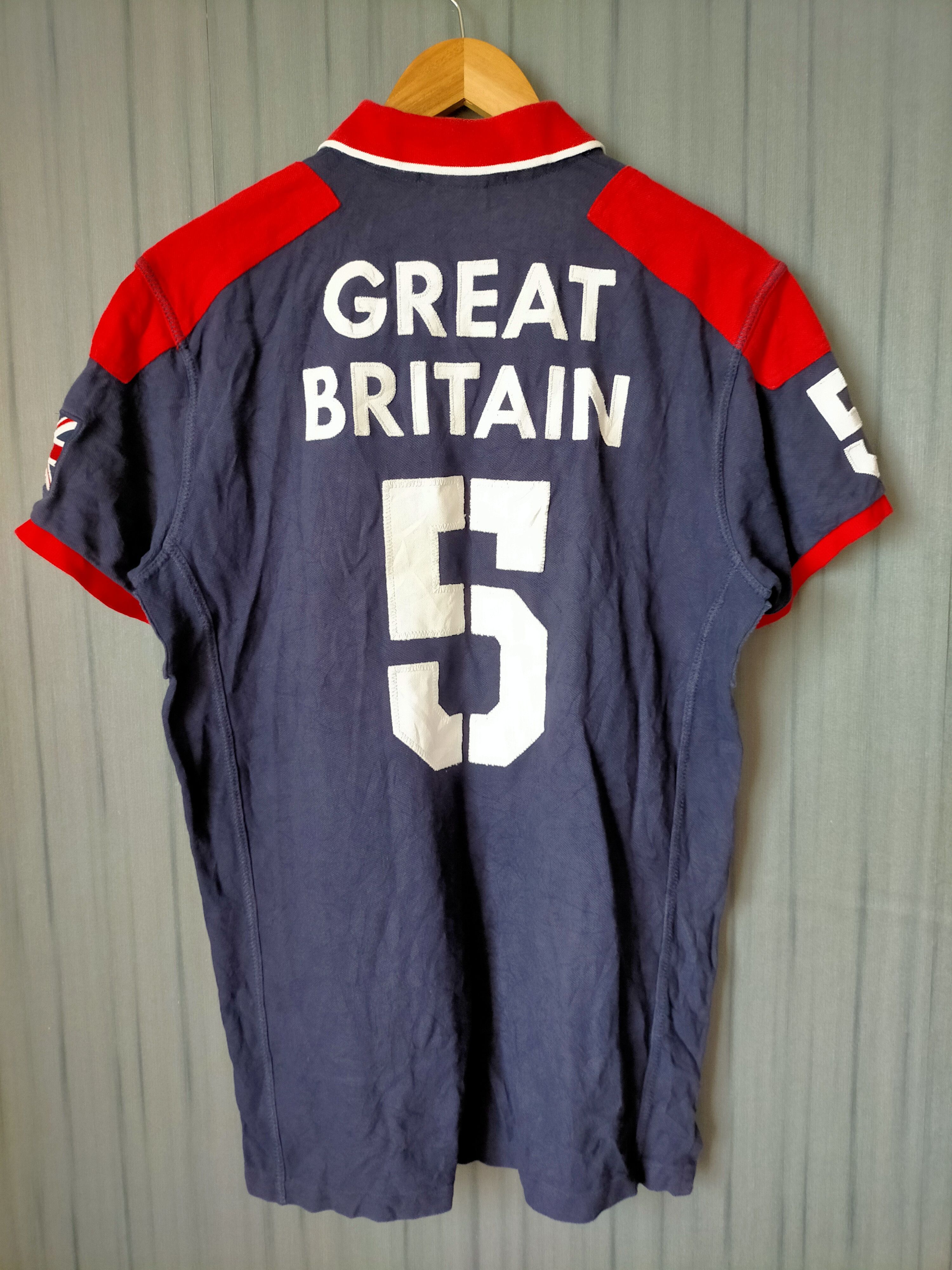 Polo Ralph Lauren Polo Ralph Lauren Great Britain Polo tee Size US M / EU 48-50 / 2 - 2 Thumbnail