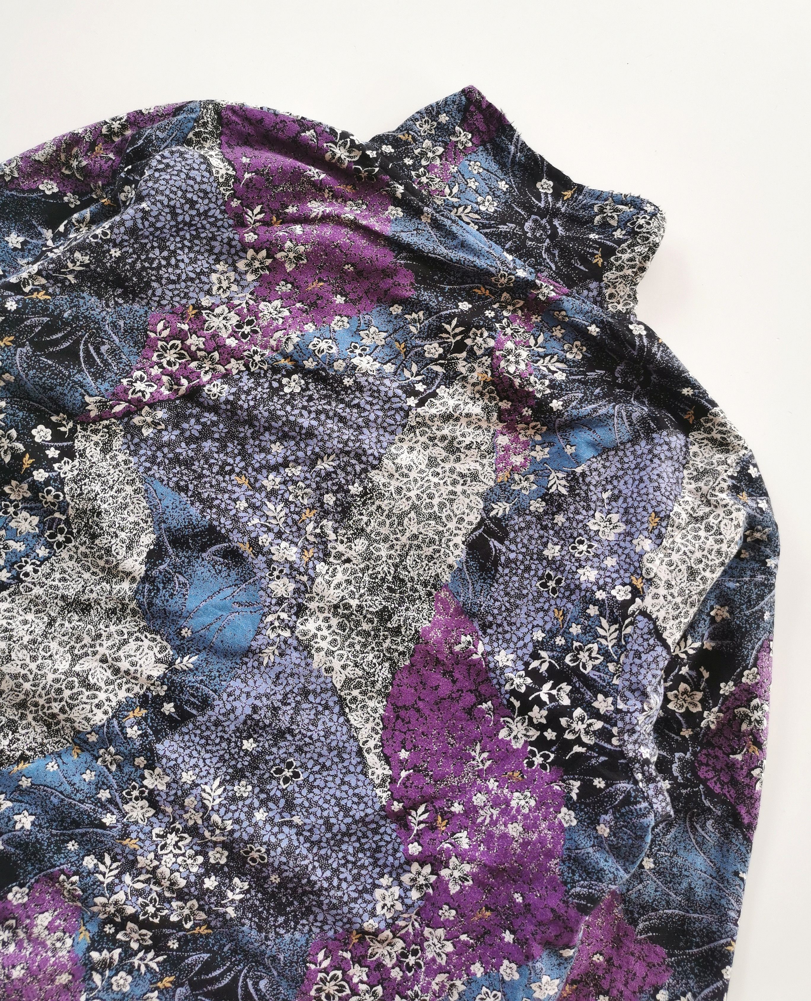 Japanese Brand Hysabun Japan Flower Art Double Pocket Sweater Size US M / EU 48-50 / 2 - 8 Thumbnail