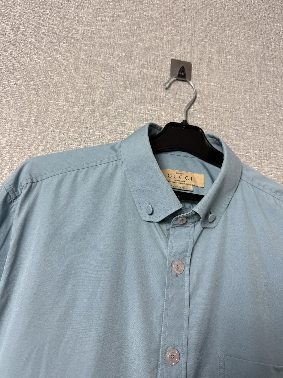 Gucci Gucci Uniforms Men’s Button Up Long Sleeve Shirt Size L Size US L / EU 52-54 / 3 - 3 Thumbnail