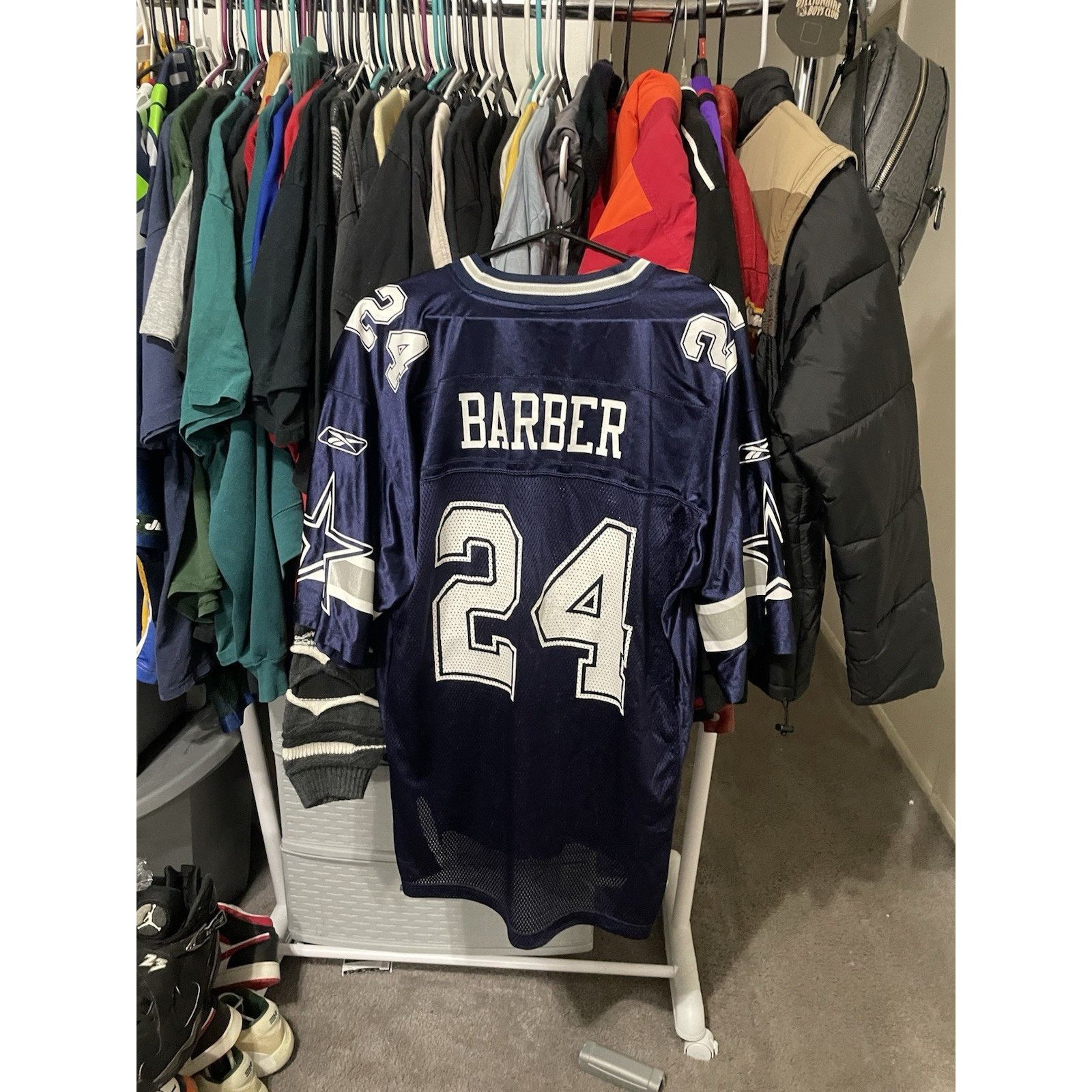 Reebok Size L-Reebok Dallas Cowboys Marion Barber #24 Jersey NFL Size US L / EU 52-54 / 3 - 2 Thumbnail