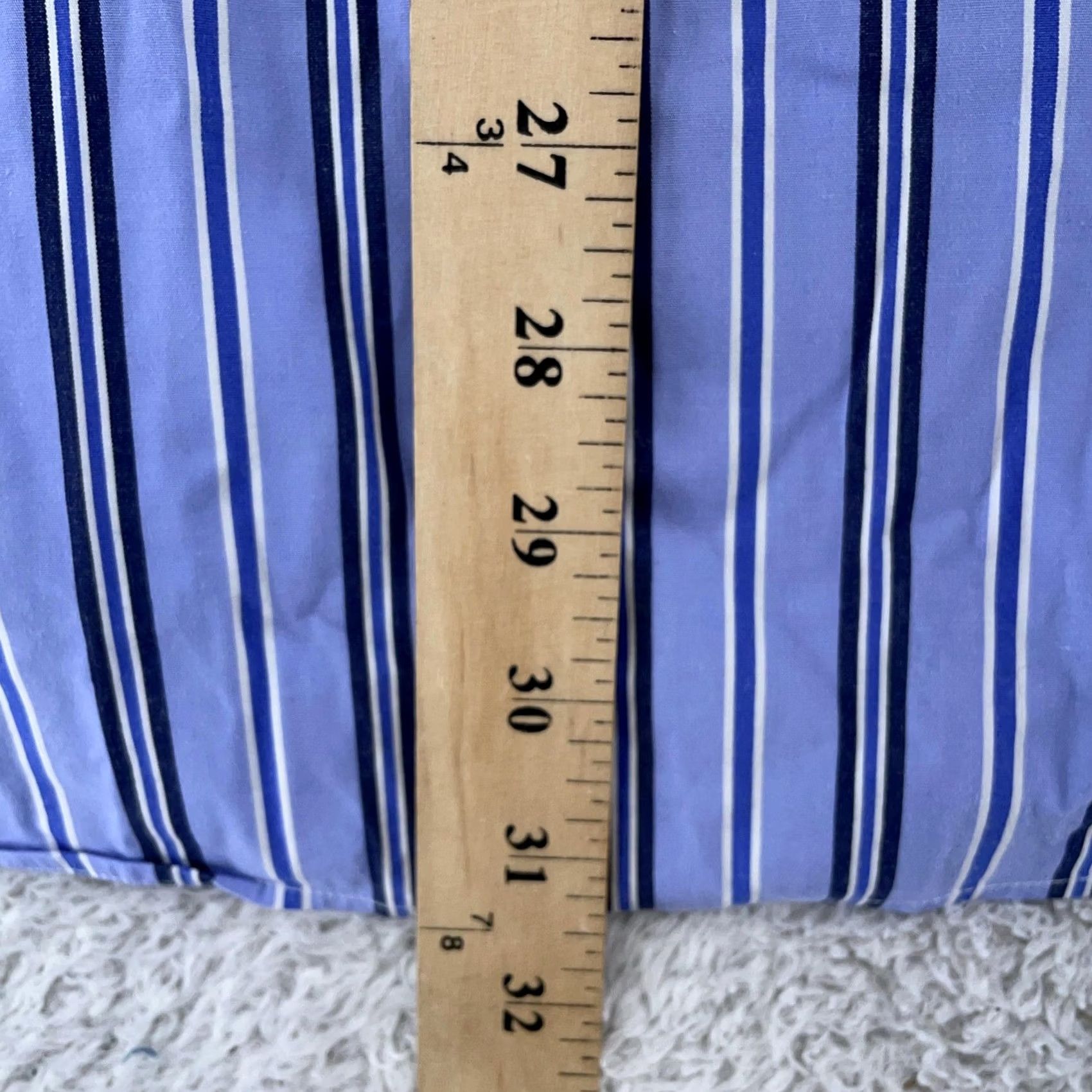 Polo Ralph Lauren Polo Ralph Lauren Shirt Mens Large 16.5 Blue Stripe Classic Fit Button Down Size US L / EU 52-54 / 3 - 6 Thumbnail