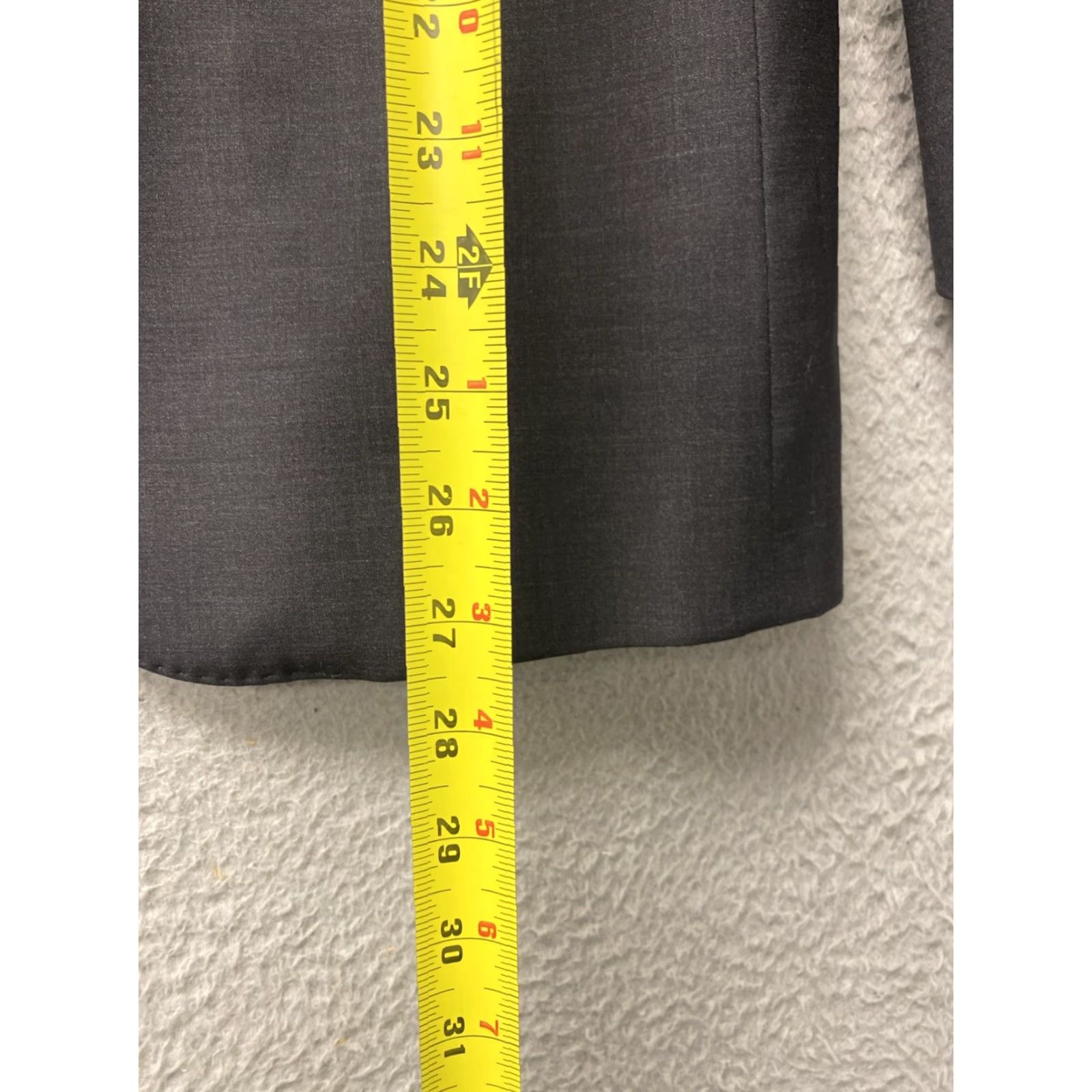 Brooks Brothers Brooks Brothers Madison Fit 38S Wool Dark Gray Euc 122-17 Size 38R - 4 Thumbnail