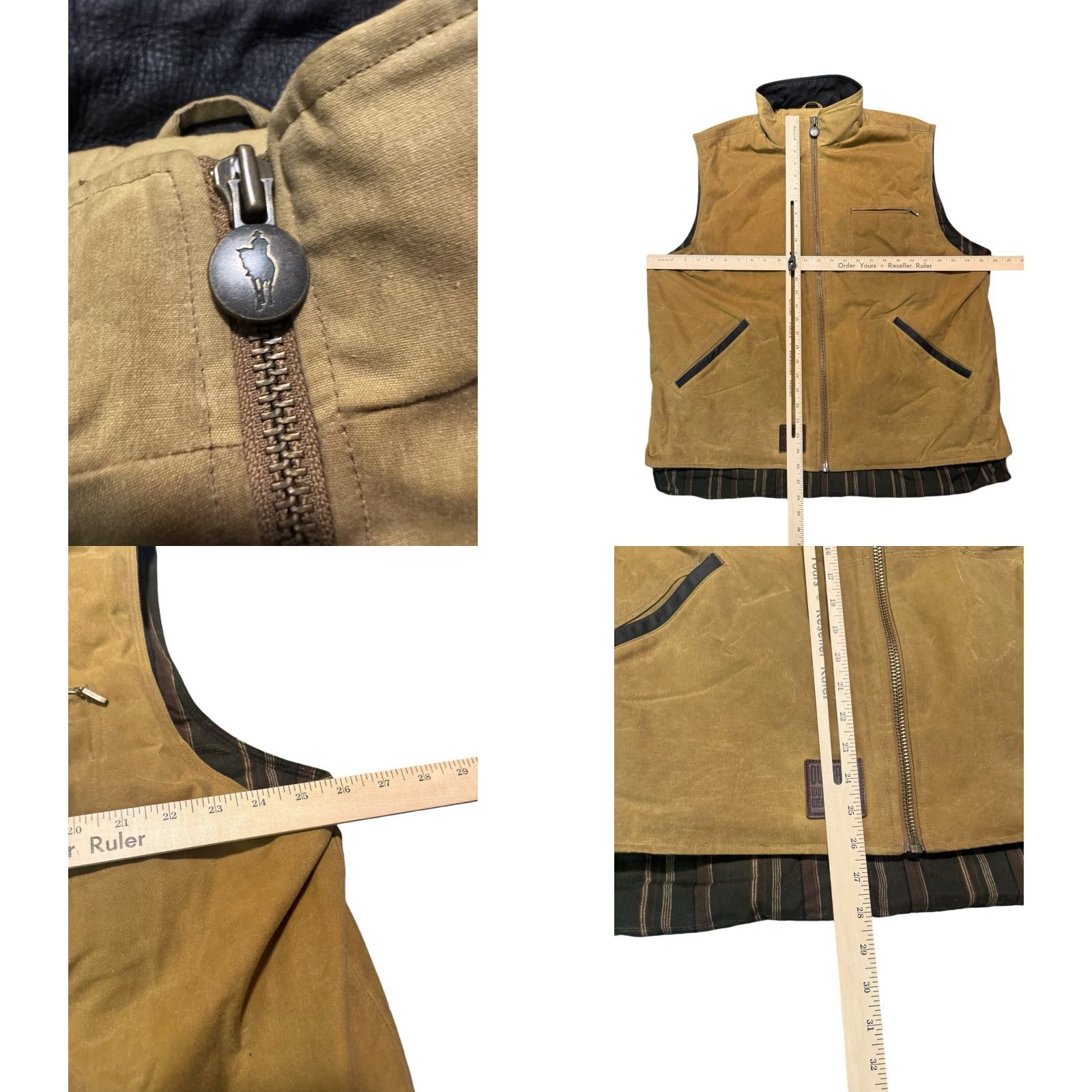 Vintage Outback Trading Company Canvas Sawbuck Oilskin Waxed Vest Jacket XXL Size US XXL / EU 58 / 5 - 10 Thumbnail