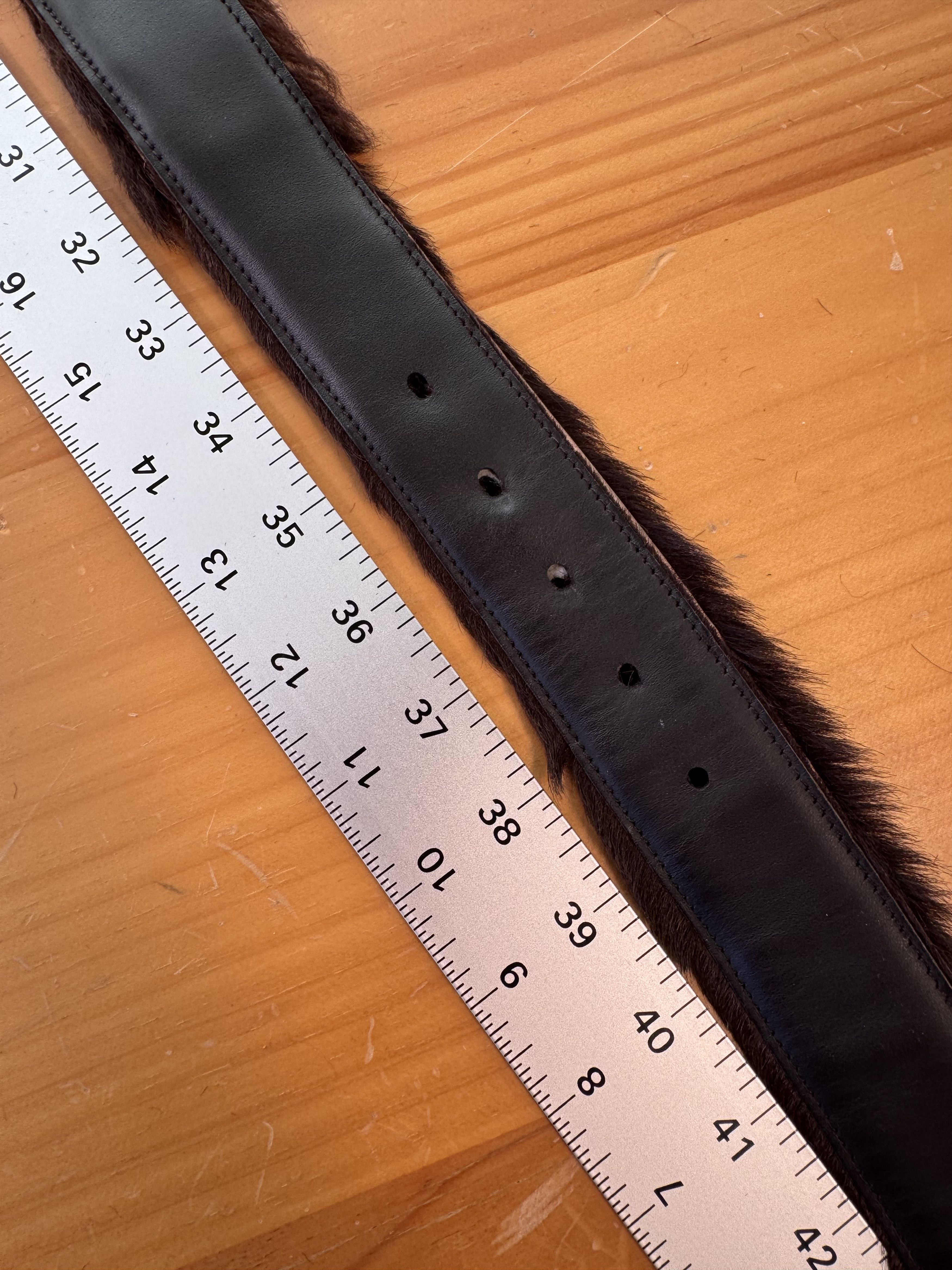 Prada Prada FW 17 Runway Fur Belt Size 32 - 17 Thumbnail