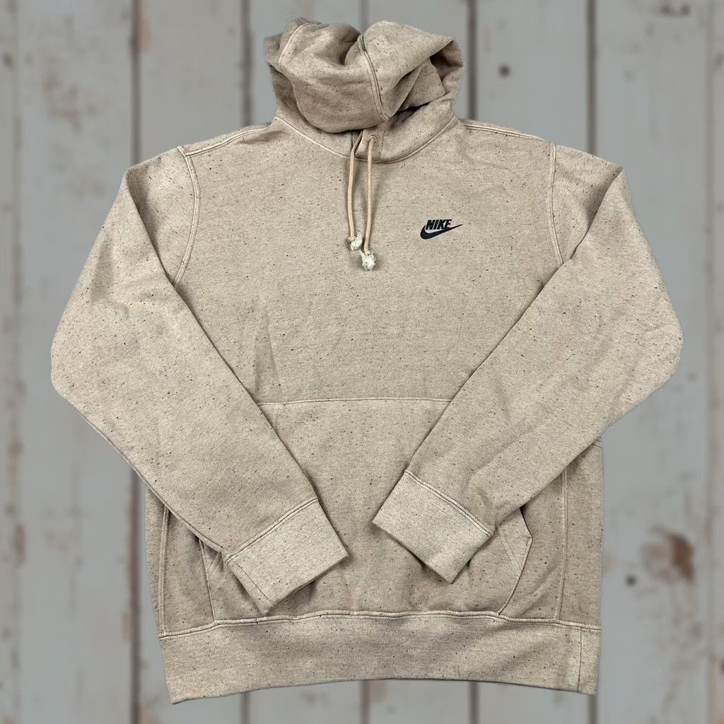 Nike Nike Sportswear Club Fleece Hoodie Men S Beige Pullover Logo DQ4663-258 Size US S / EU 44-46 / 1 - 1 Thumbnail