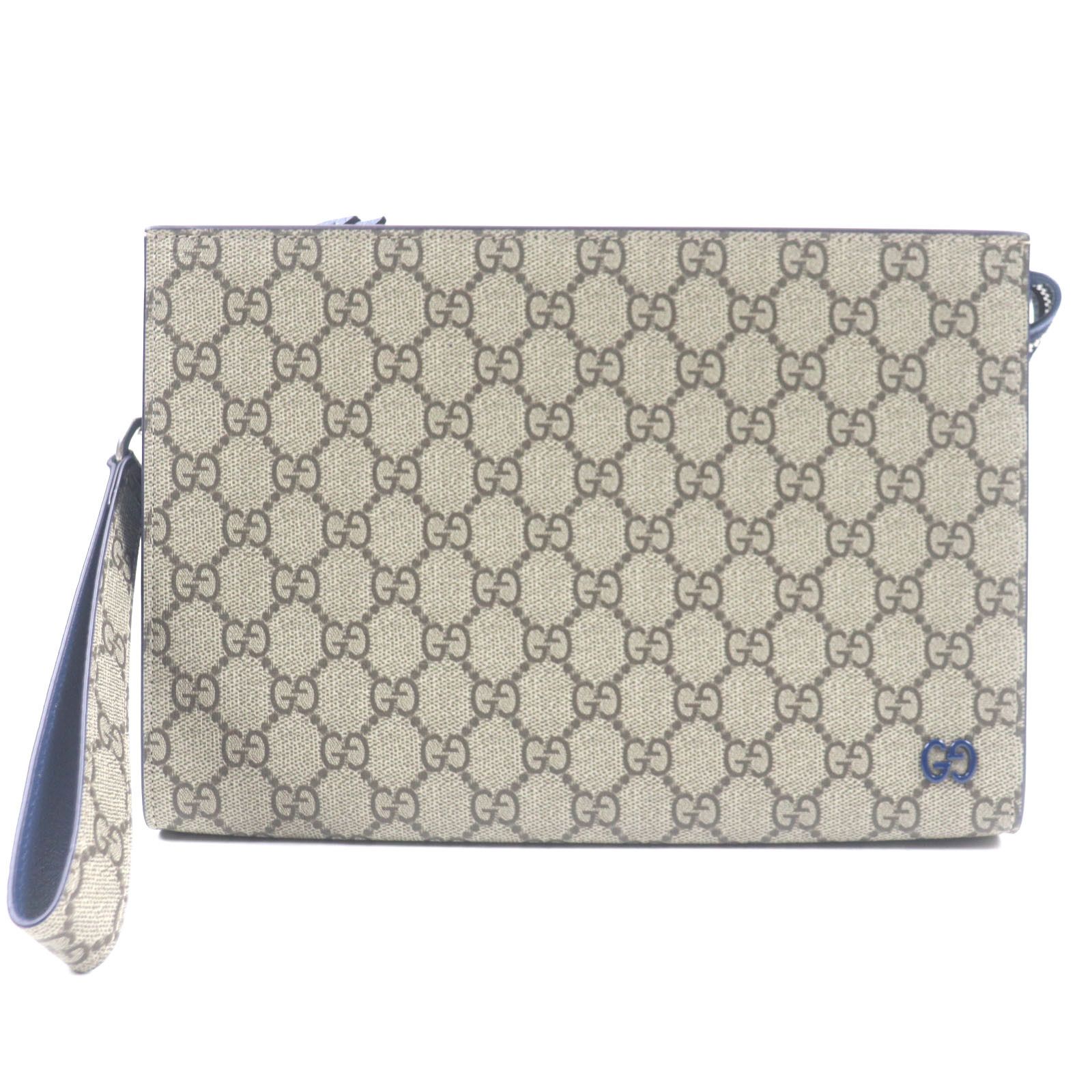 Gucci Gucci Gucci GG Supreme Business Bag Small Pouch Clutch Leather Business Bag 768255 Size ONE SIZE - 1 Thumbnail