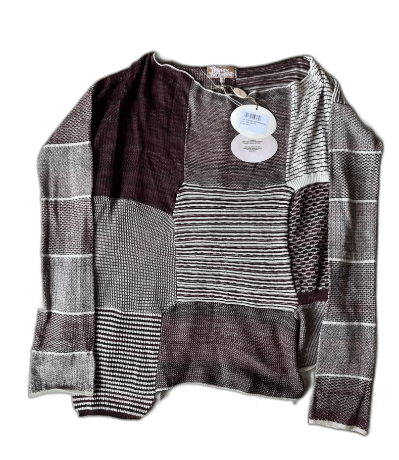 Vivienne Westwood Vivienne Westwood Asymmetric Patchwork Knit Sweater - dmc Size M / US 6-8 / IT 42-44 - 1 Thumbnail