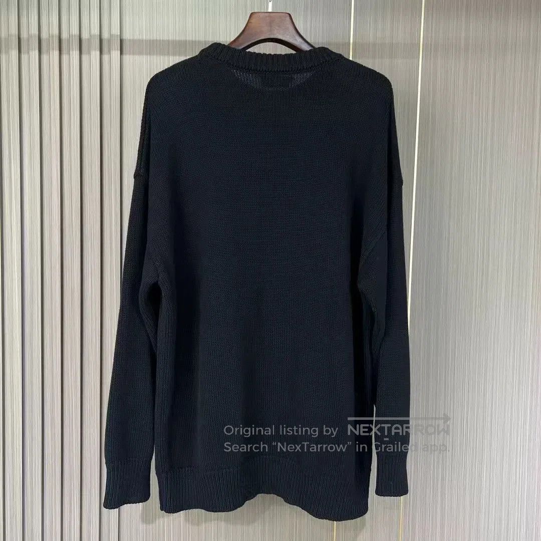 Balenciaga balenciaga embroidered letter sweater in black. Size US S / EU 44-46 / 1 - 2 Thumbnail