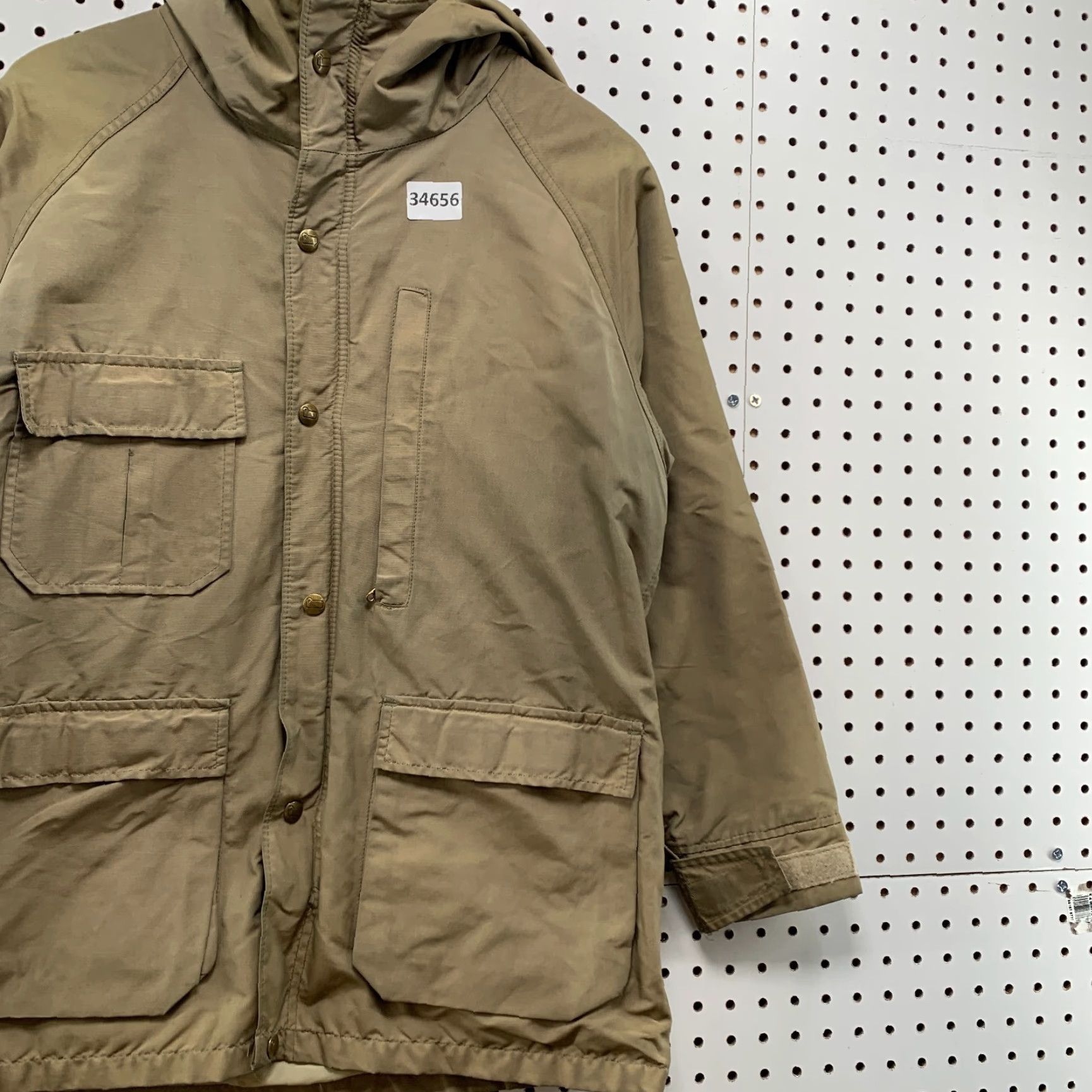 Vintage Vintage Woolrich Women's Coat Medium Brown Hooded Parka USA 22x28 Wool Lined Size M / US 6-8 / IT 42-44 - 6 Thumbnail