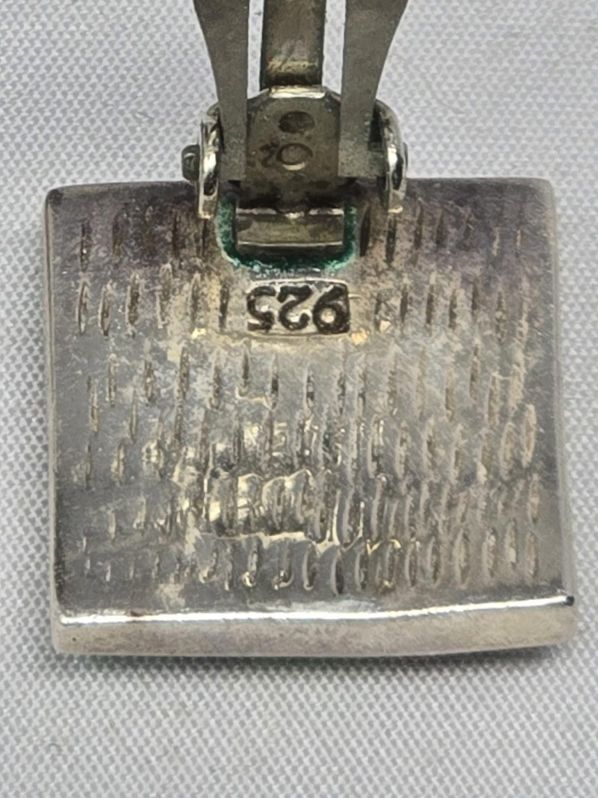 Studio D'Artisan Vintage Handmade 925 Sterling Silver Artisan Earrings Size ONE SIZE - 6 Thumbnail