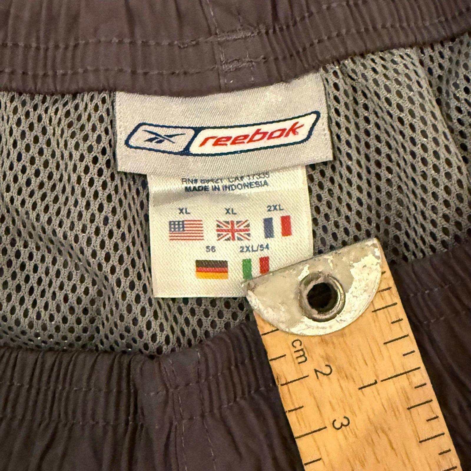 Reebok Vintage 90s Reebok Baggy Grey Joggers Sweatpants Size US 38 / EU 54 - 4 Thumbnail
