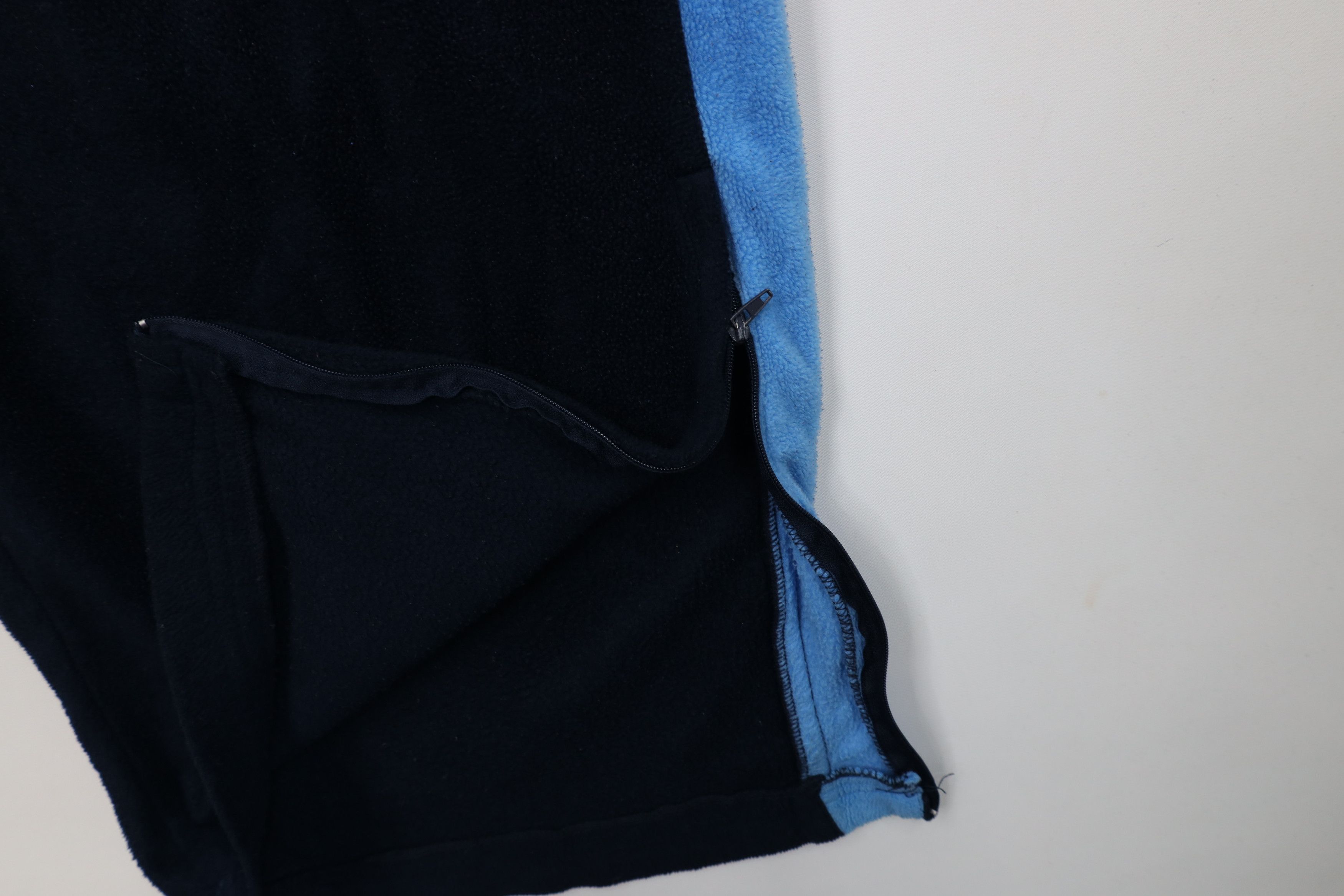 Vintage Vintage 90s Y2K Wilson Wide Leg Fleece Cargo Sweatpants Blue Size US 44 / EU 60 - 5 Thumbnail