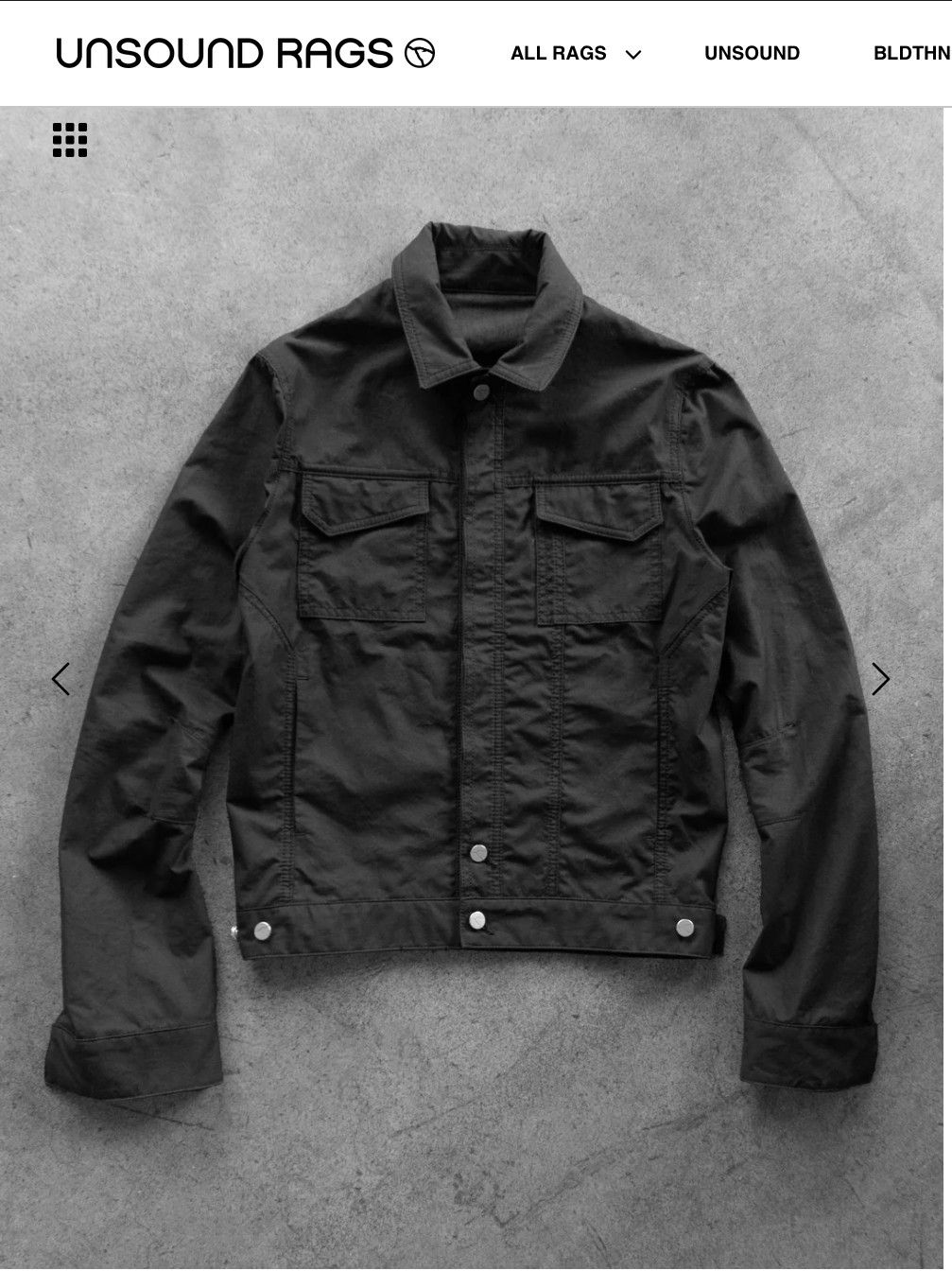 Unsound Rags Unsound Rags Tovey Trucker Jacket Poplin Sample Size US S / EU 44-46 / 1 - 1 Thumbnail
