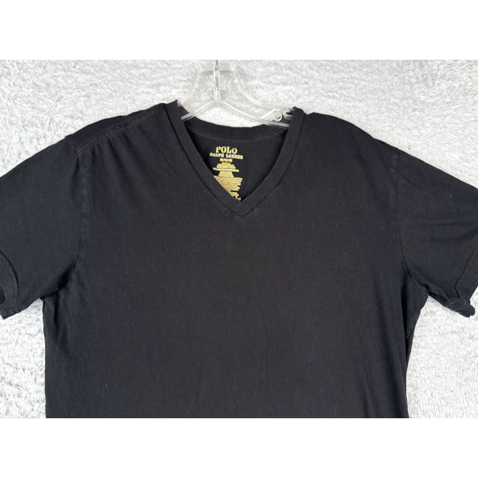 Ralph Lauren Polo Ralph Lauren Shirt Men Medium Black Classic Fit 100% Cotton V-Neck Polo Ralph Lauren Shirt Men M Black Classic Fit 100% Cotton V-Neck Size US M / EU 48-50 / 2 - 4 Thumbnail