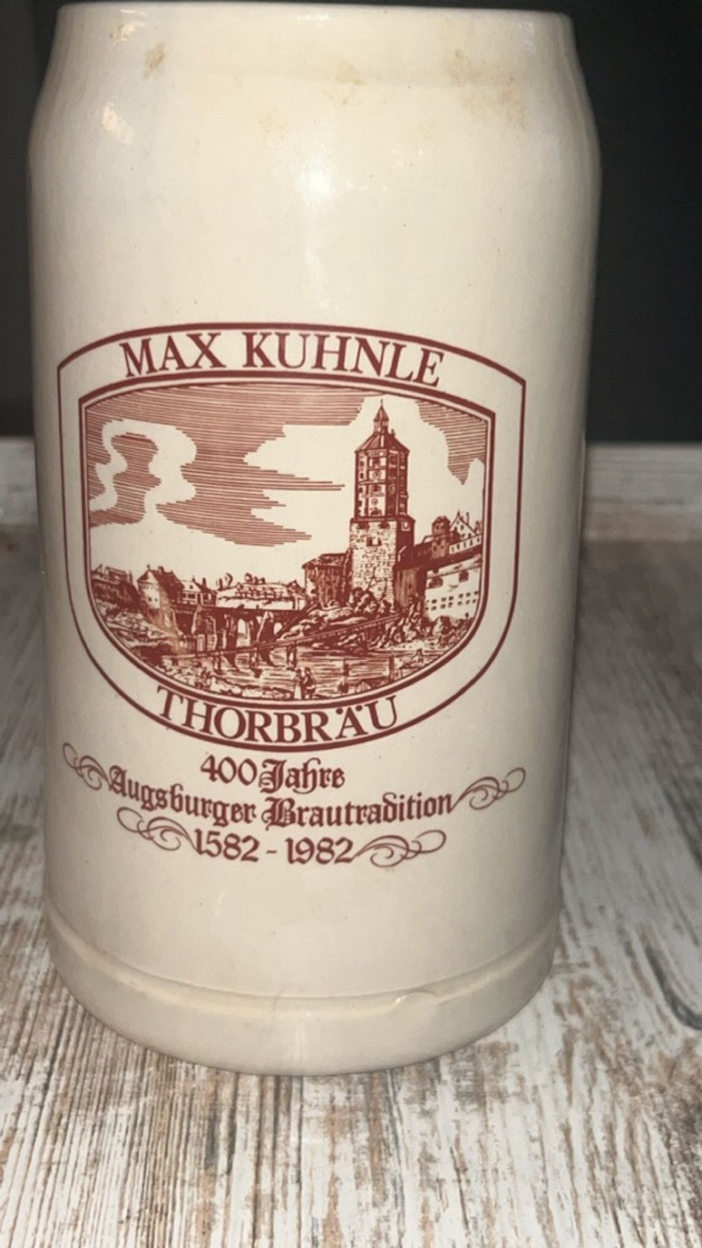 The Unbranded Brand Vintage Max Kuhnle Ceramic Beer Mug Size ONE SIZE - 1 Thumbnail
