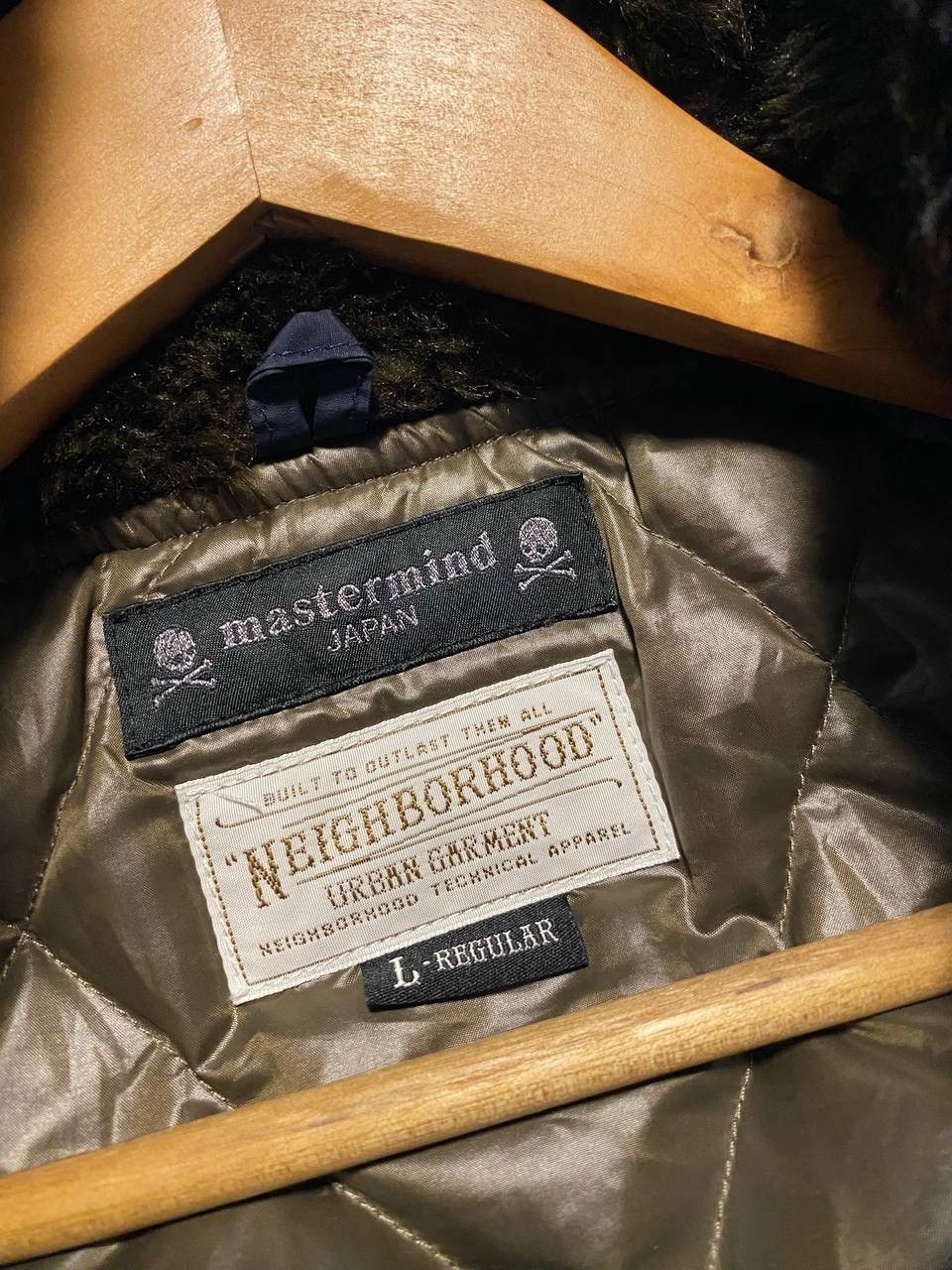 Mastermind Japan × Neighborhood Neighborhood x Mastermind Japan Puffer jacket down Size L Size US L / EU 52-54 / 3 - 8 Thumbnail