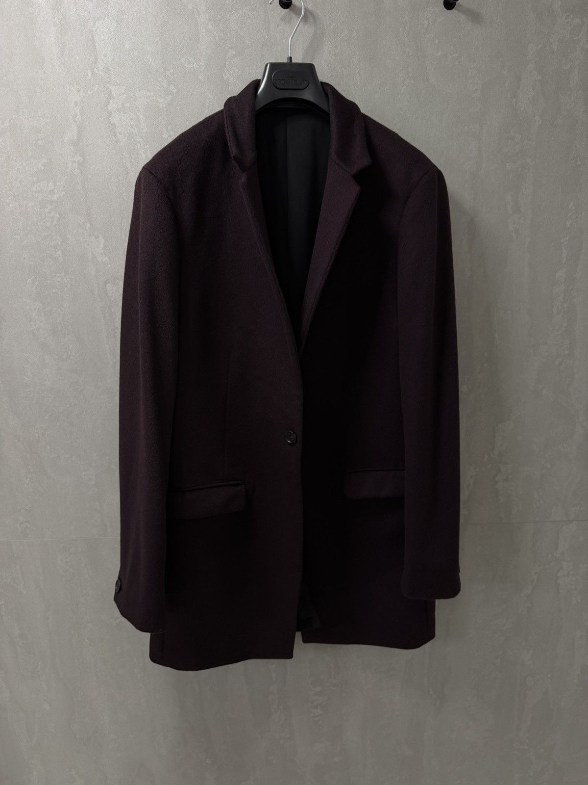 Allsaints AllSaints wool manor coat jacket dark garnet size S-M Size US S / EU 44-46 / 1 - 17 Thumbnail