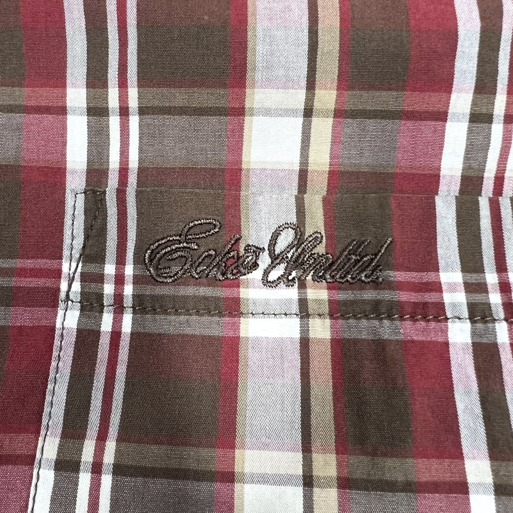 Ecko Unltd. Ecko Unltd. Mens Button-Up Shirt XL Brown Plaid Check - Minor Flaw Size US XL / EU 56 / 4 - 6 Thumbnail