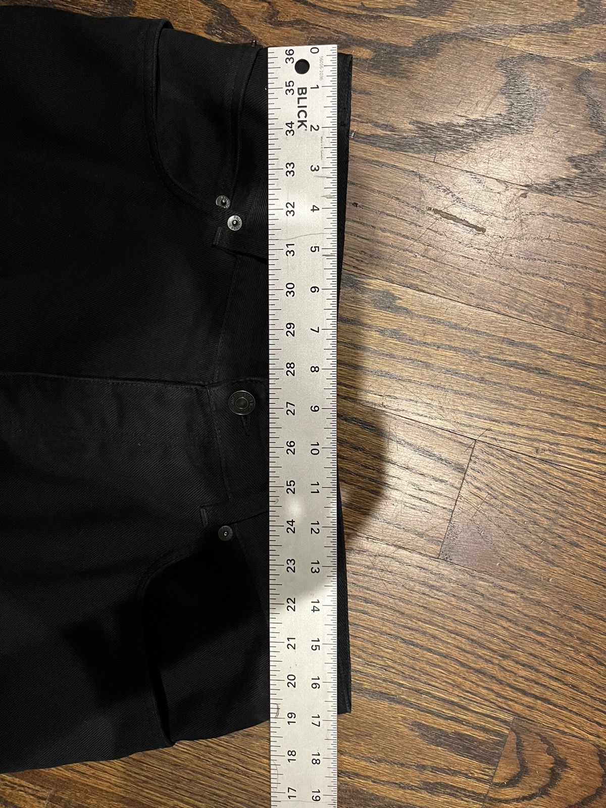 Balenciaga Balenciaga Baggy Pants in black soft moleskine denim S Size US 30 / EU 46 - 18 Thumbnail