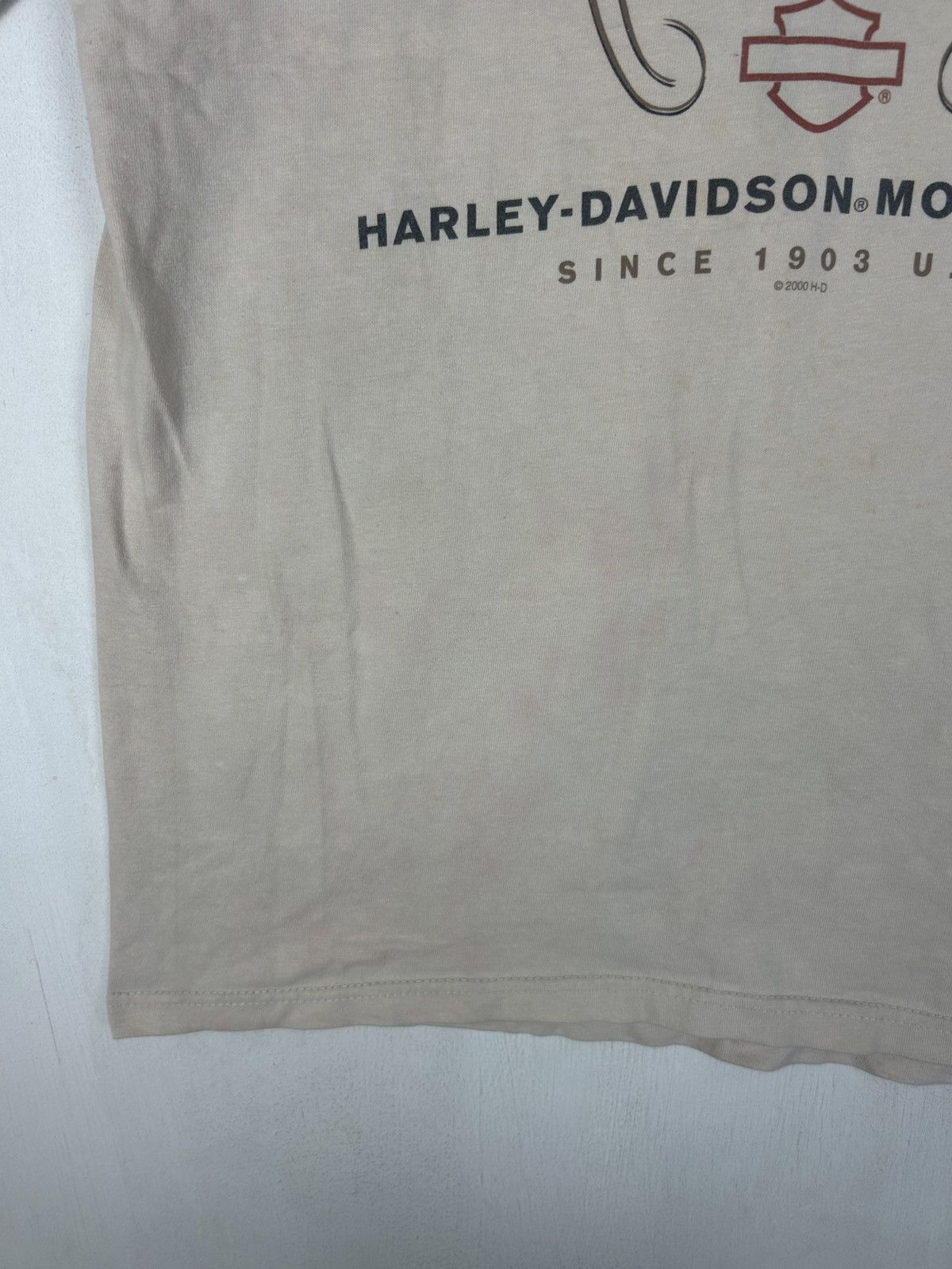 Harley Davidson × Vintage Vintage Y2K Harley Davidson /Legend can’t stand still Size US L / EU 52-54 / 3 - 5 Thumbnail