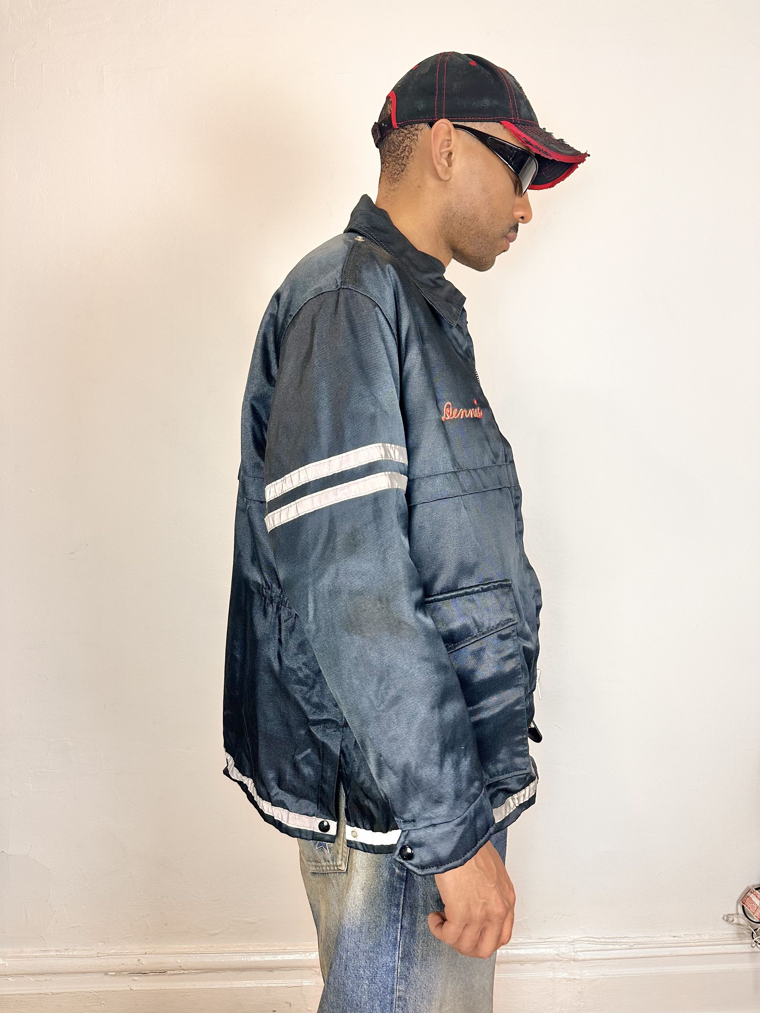 Other Vintage 'Denis' Navy High Vis Utility Jacket - XL Size US XL / EU 56 / 4 - 7 Thumbnail
