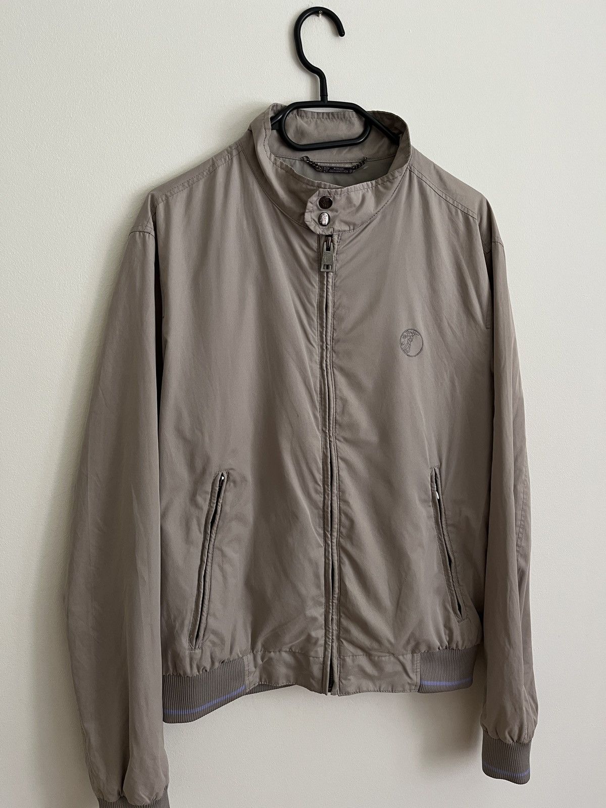 Versace Versace Collection Taupe Bomber Jacket - Size 48 Size M / US 6-8 / IT 42-44 - 1 Thumbnail