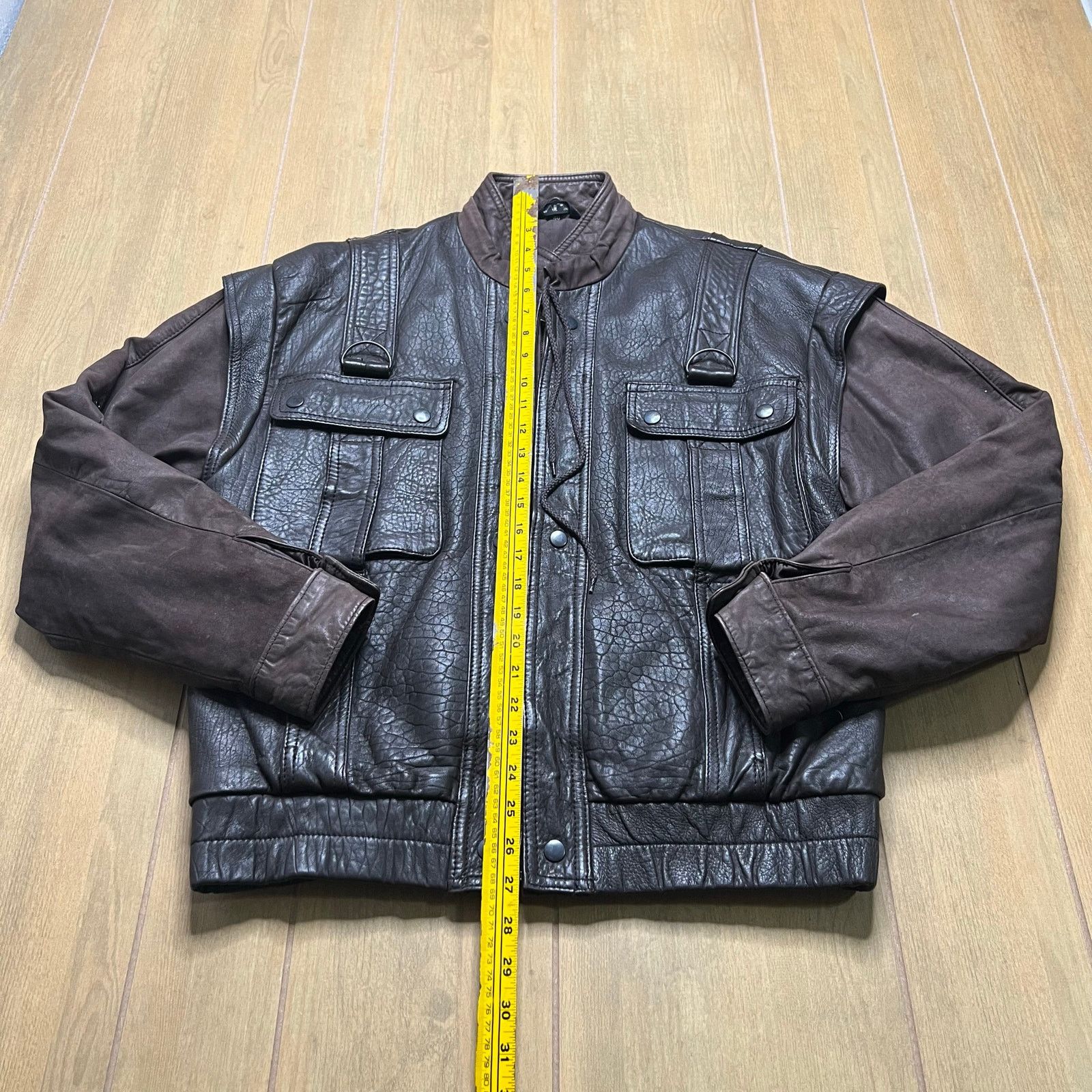Elliott Vintage Elliot Kastle Leather Jacket Brown Aviator Bomber 40 Size US M / EU 48-50 / 2 - 6 Thumbnail