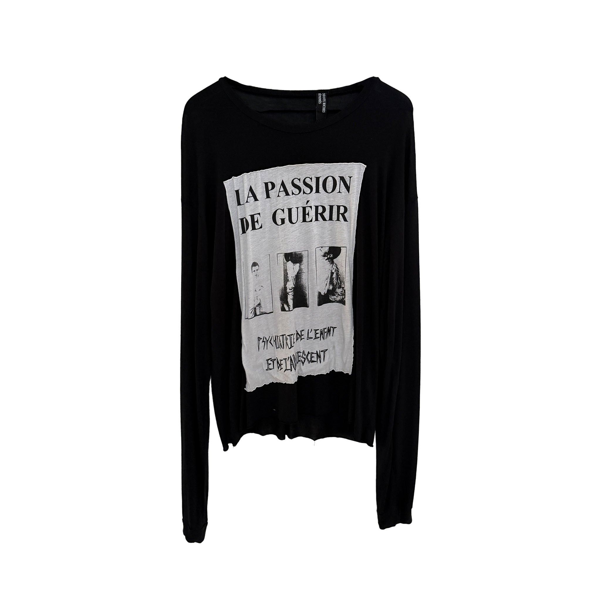 Enfants Riches Deprimes ERD ENFANTS 'LE PASSION DE GUERRITE' PATCHED LONG SLEEVE TEE Size US L / EU 52-54 / 3 - 1 Thumbnail