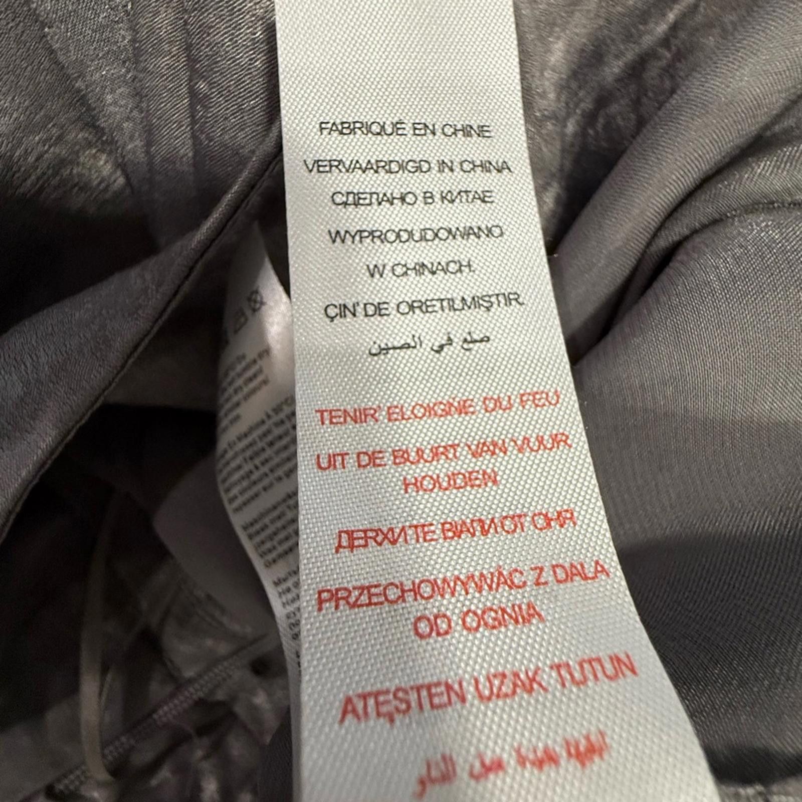 Other Outrageous Fortune shimmery silver wide leg dress pants SZ 8 Size 30" / US 8 / IT 44 - 7 Thumbnail