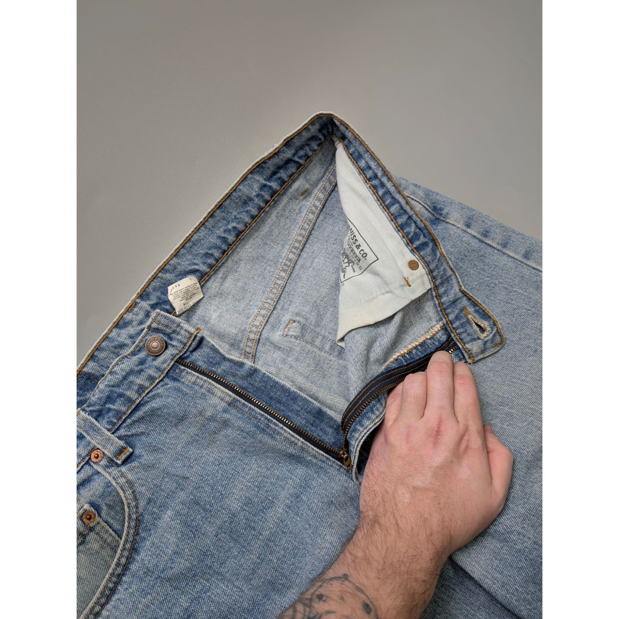 Levi's Levi's 550 Made in USA Denim Jeans Pants (Y1089) Size US 38 / EU 54 - 6 Thumbnail