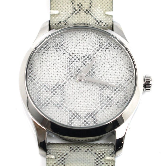 Gucci Gucci Gucci G Timeless Stainless Steel Watch Metal Quartz YA1264058 DUTY FREE for USA Size ONE SIZE - 1 Thumbnail