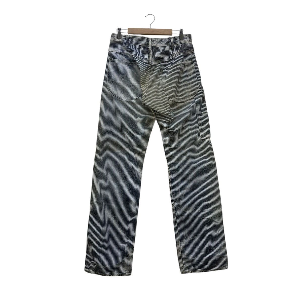 Eternal 💥Vintage Faded Eternal Double Knees Carpenter Denim Hikory Size US 29 - 2 Thumbnail