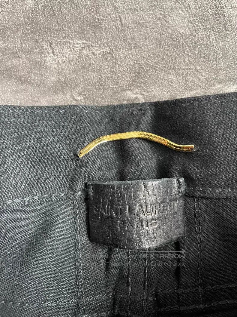 Saint Laurent Paris Saint Laurent Paris Black Basic Denim Pants Size US 28 / EU 44 - 3 Thumbnail