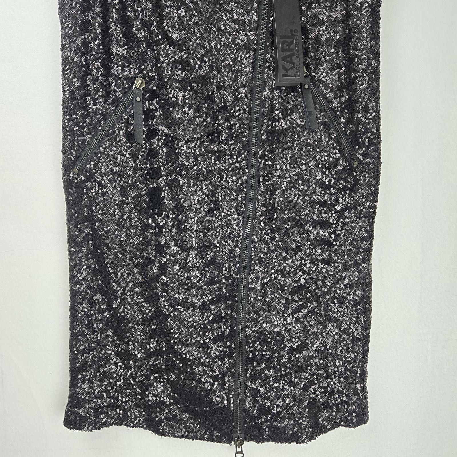 Karl Lagerfeld Karl Lagerfeld Sleeveless Sequin Formal Suit Dress 8 NWT Size M / US 6-8 / IT 42-44 - 5 Thumbnail