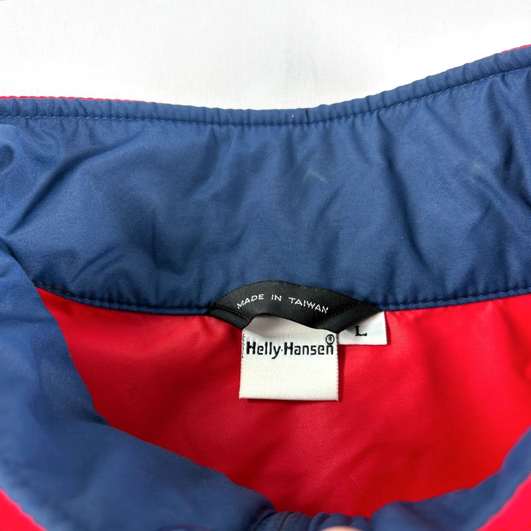 Helly Hansen VINTAGE Helly Hansen Jacket Mens L Blue Red Windbreaker Packable Full Zip 90s Mens Size US L / EU 52-54 / 3 - 4 Thumbnail