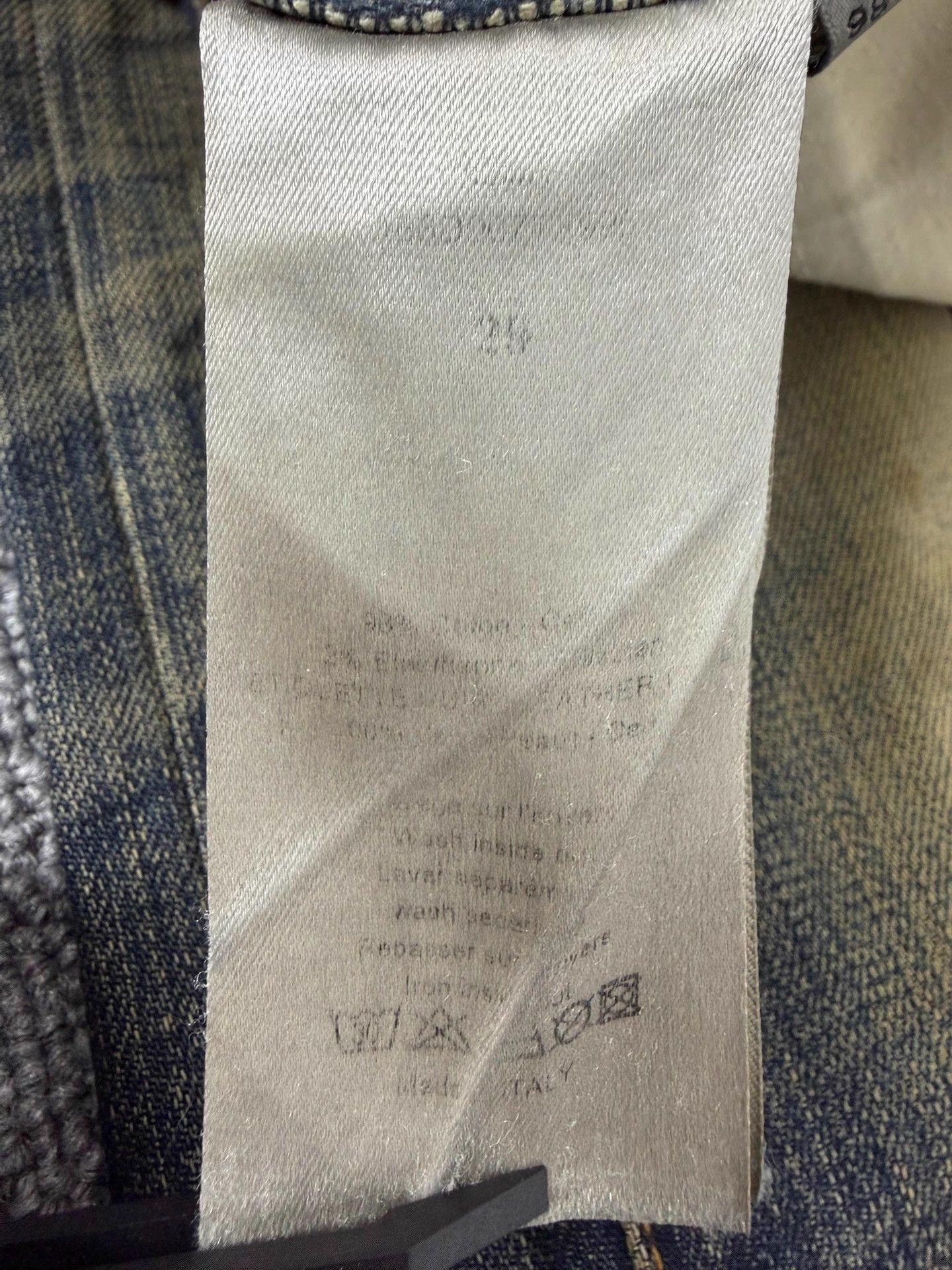 Dior Dior Homme Muddy Wash Knee Destroy Skinny Jeans Size US 29 - 6 Thumbnail